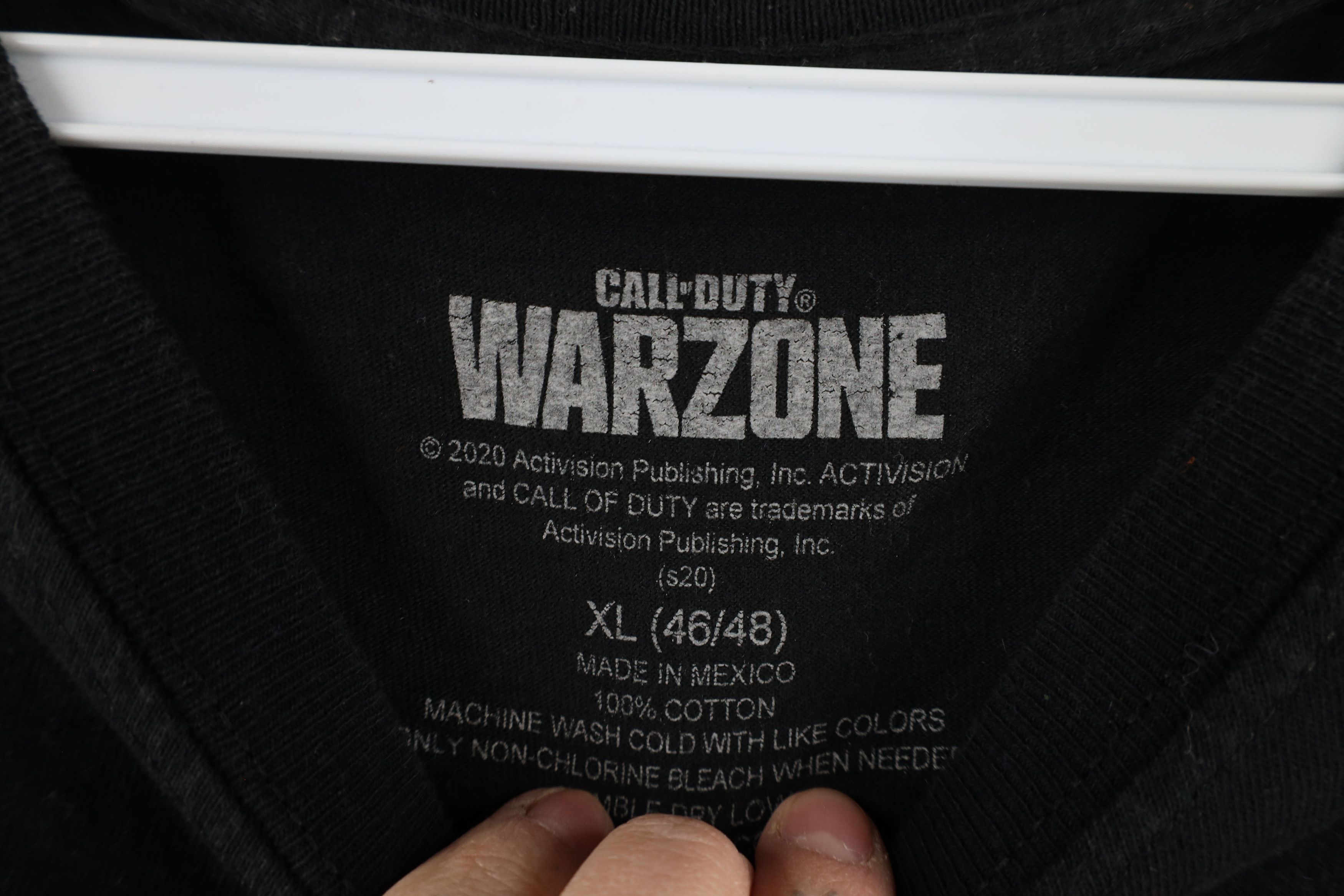 Vintage Y2K Streetwear Call of Duty Video Game Gamer T-Shirt Black Size US XL / EU 56 / 4 - 8 Thumbnail