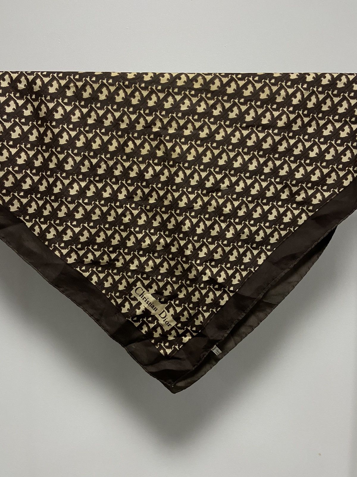 Christian Dior Monsieur × Vintage Christian Dior scarf silk vintage monogram box logo small Size ONE SIZE - 5 Thumbnail