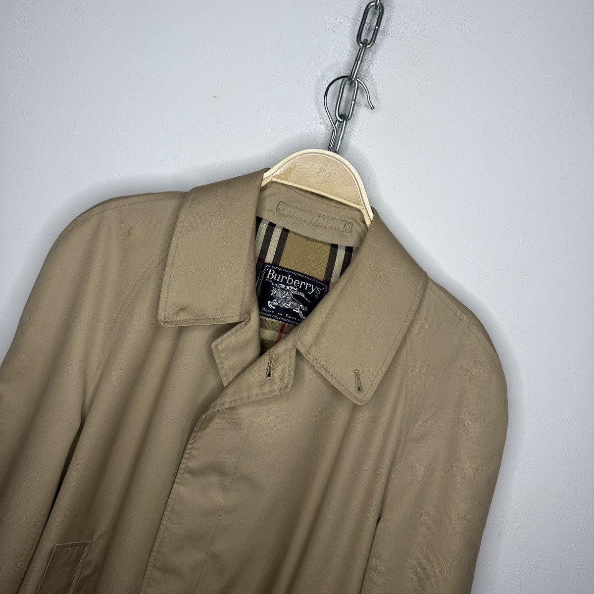 Burberry Vintage Burberry Trench Coat 90s Nova Check Beige Size US M / EU 48-50 / 2 - 5 Thumbnail