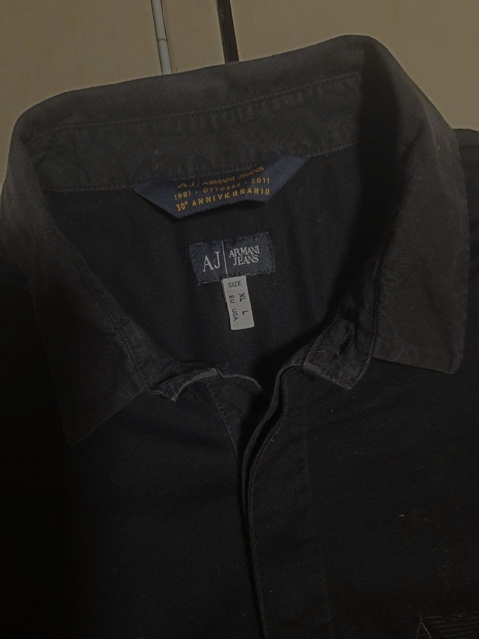 Armani × Emporio Armani × Giorgio Armani Armani Jeans Long Sleeve Polo Shirt Size US L / EU 52-54 / 3 - 8 Thumbnail