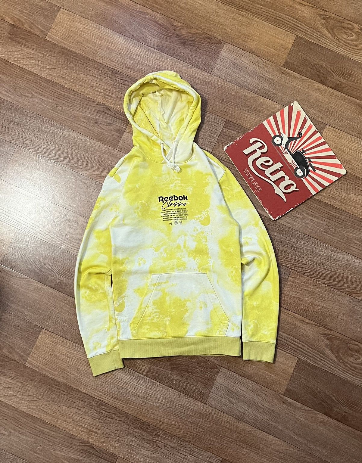 Reebok Reebok Classics Allover Print Hoodie Size US S / EU 44-46 / 1 - 1 Thumbnail
