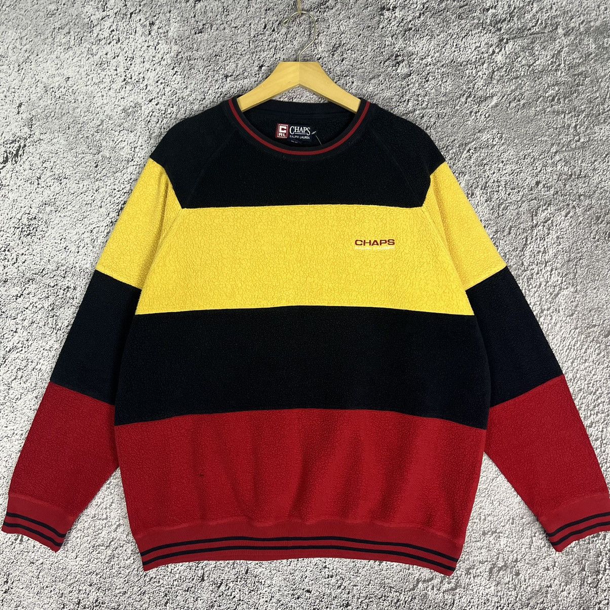 Chaps Ralph Lauren Chaps 🦁 Polo by Ralph Lauren vintage fleece sport sweatshirt Size US M / EU 48-50 / 2 - 3 Thumbnail