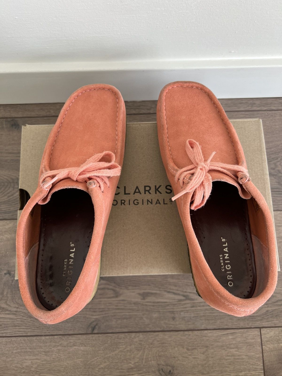Clarks Clarks Wallabee Suede Coral 10.5 Size US 10.5 / EU 43-44 - 8 Thumbnail