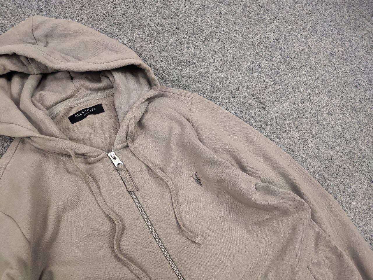 Allsaints Allsaints design Raven Cotton Zip Casual Hoodie Vintage Size US S / EU 44-46 / 1 - 7 Thumbnail