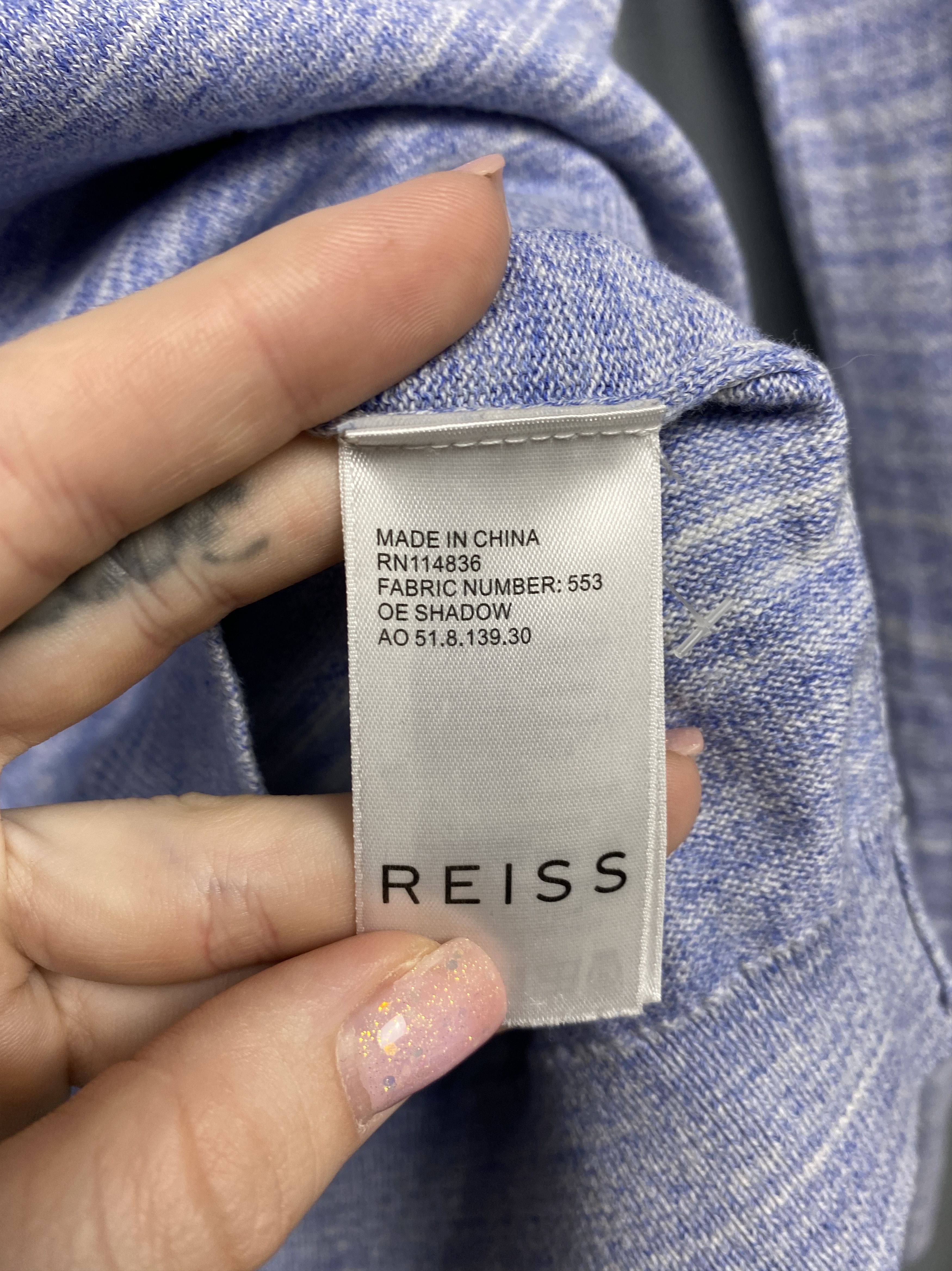 Reiss Reiss Vintage Mens Collared Sweater Size US L / EU 52-54 / 3 - 4 Thumbnail