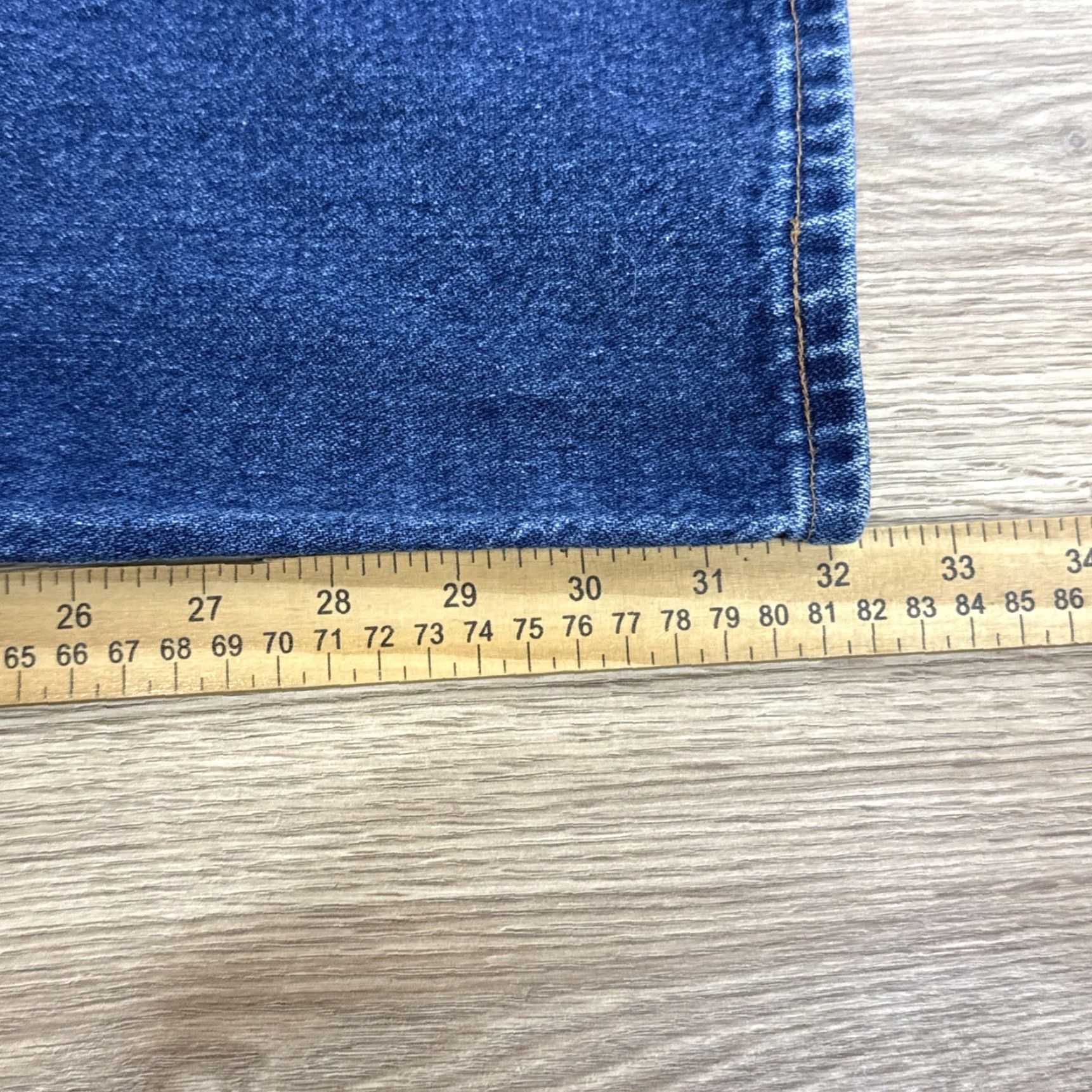 Wrangler VINTAGE Wrangler 14MWZ Jeans Womens 7x32 Blue Cowboy Cut Cowgirl Rodeo Western Y2K Size 28" / US 6 / IT 42 - 7 Thumbnail
