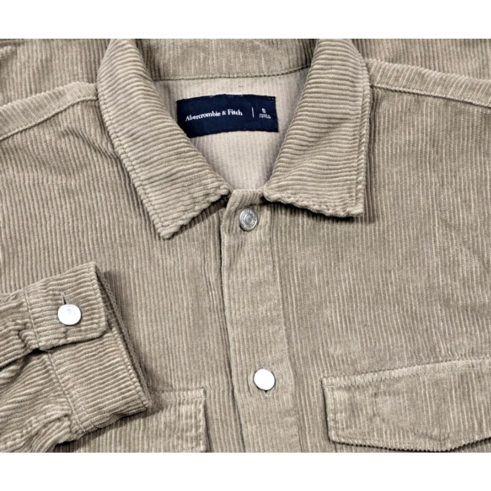 Abercrombie & Fitch Abercrombie & Fitch Jacket Men Corduroy Shacket Brown Work Shirt Gorpcore Shacket Corduroy Shirt Brown Abercrombie & Fitch Men Jacket Size S Size US S / EU 44-46 / 1 - 3 Thumbnail