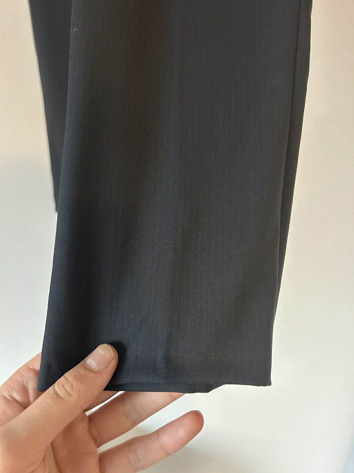 Maison Margiela Maison Martin Margiela Subtle Striped Virgin Wool Trousers Size US 32 / EU 48 - 5 Thumbnail