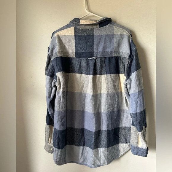 American Eagle Outfitters American Eagle Blue Flannel Size S / US 4 / IT 40 - 2 Thumbnail