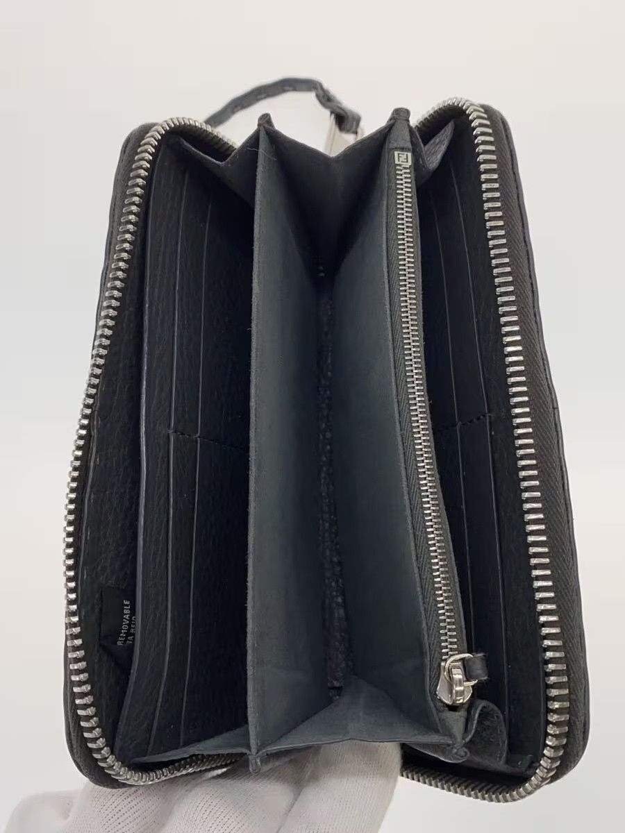 Fendi Fendi Leather Long Wallet Gray Size ONE SIZE - 4 Thumbnail