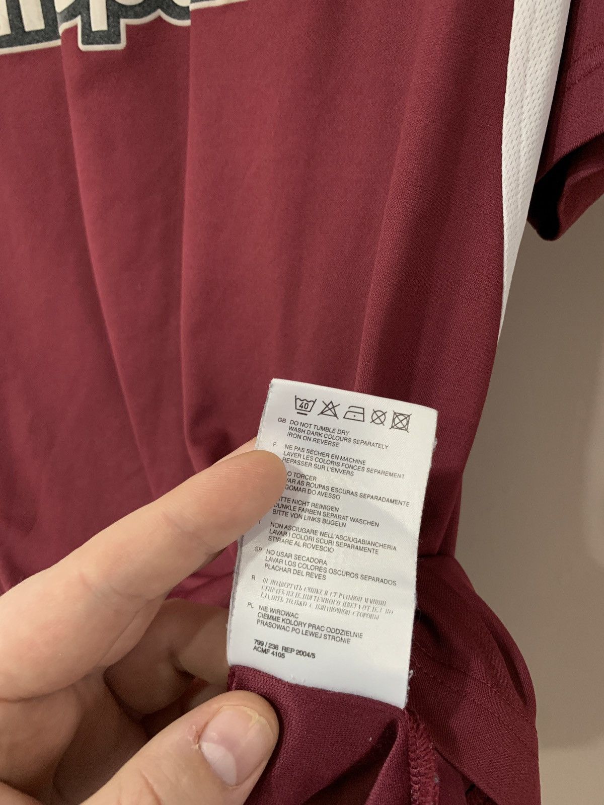 Reebok × Vintage Heart Of Midlothian Home Football Shirt Reebok Soccer Jersey Size US M / EU 48-50 / 2 - 18 Thumbnail