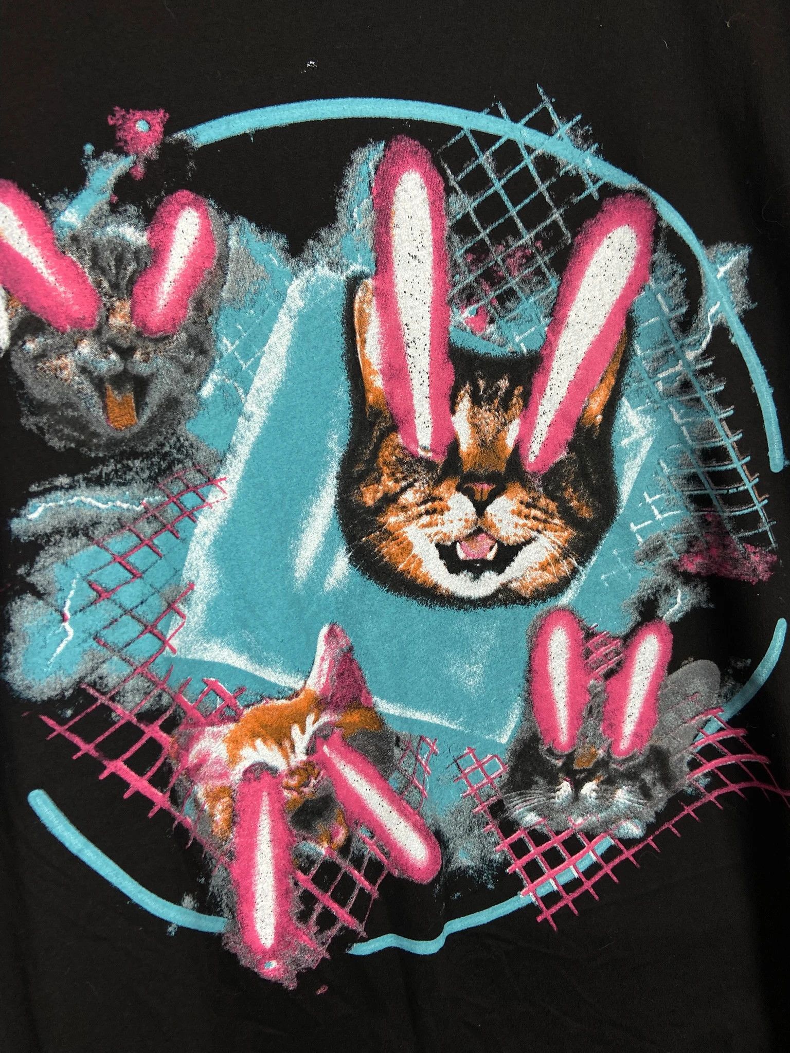 Marc Jacobs Marc Jacobs Cat Bunny Graphic Tee L – Bold Y2K Streetwear Size US L / EU 52-54 / 3 - 2 Thumbnail