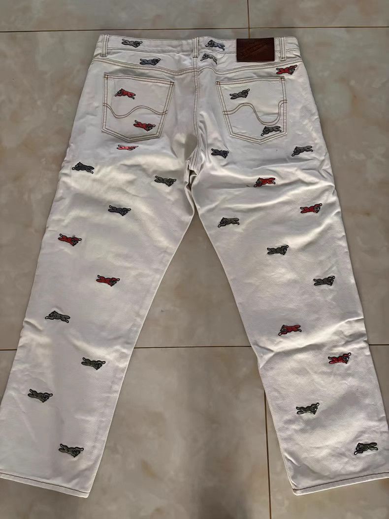 Billionaire Boys Club BBC ICECREAM Flying Dog Embroidered Jeans Size US 40 / EU 56 - 2 Thumbnail