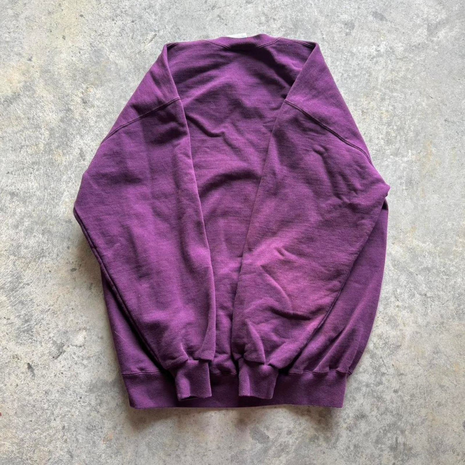 Champion × Jerzees × Vintage Vintage 80s Reverse Weave Knit Crewneck Sweatshirt Size US XL / EU 56 / 4 - 3 Thumbnail