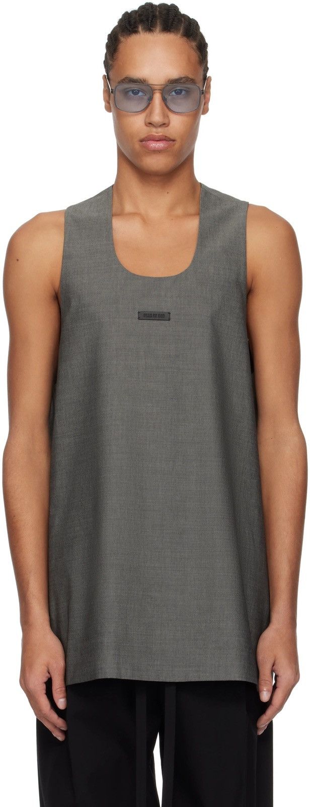 Fear of God Fear of God grey oxford tank Size US M / EU 48-50 / 2 - 1 Thumbnail