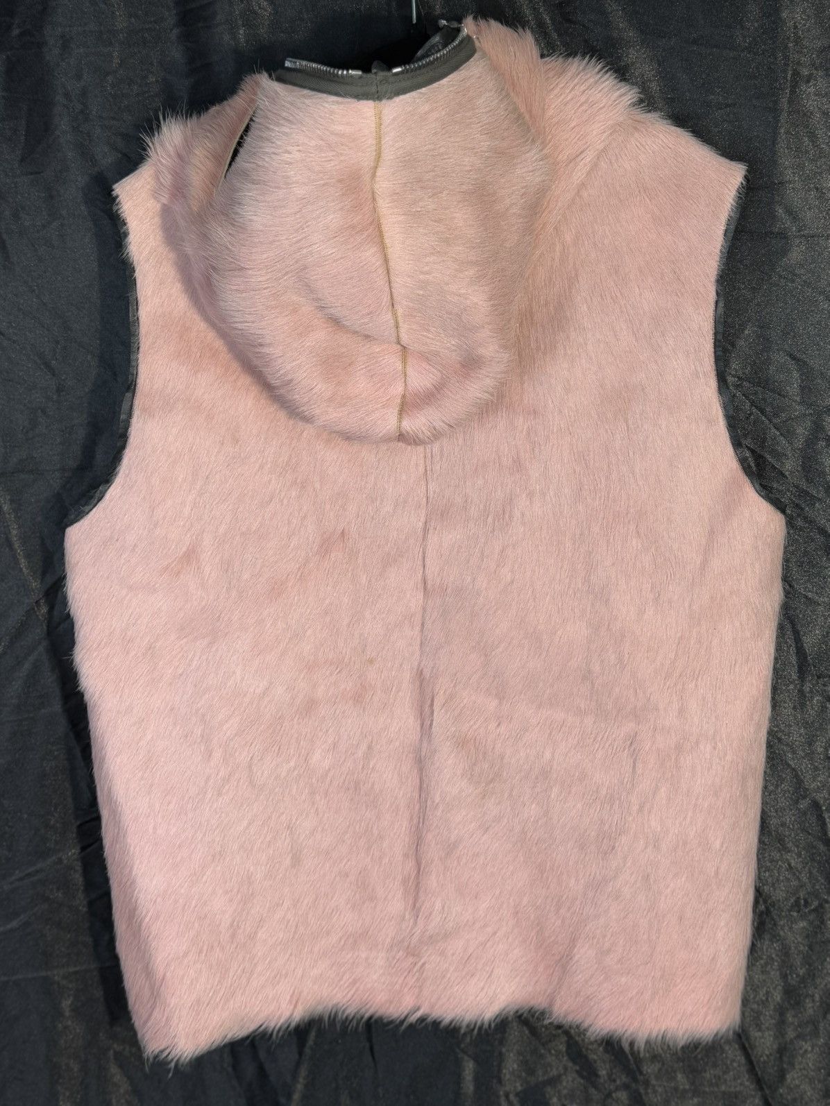 Rick Owens RICK OWENS PONY HAIR VEST Size US M / EU 48-50 / 2 - 4 Thumbnail