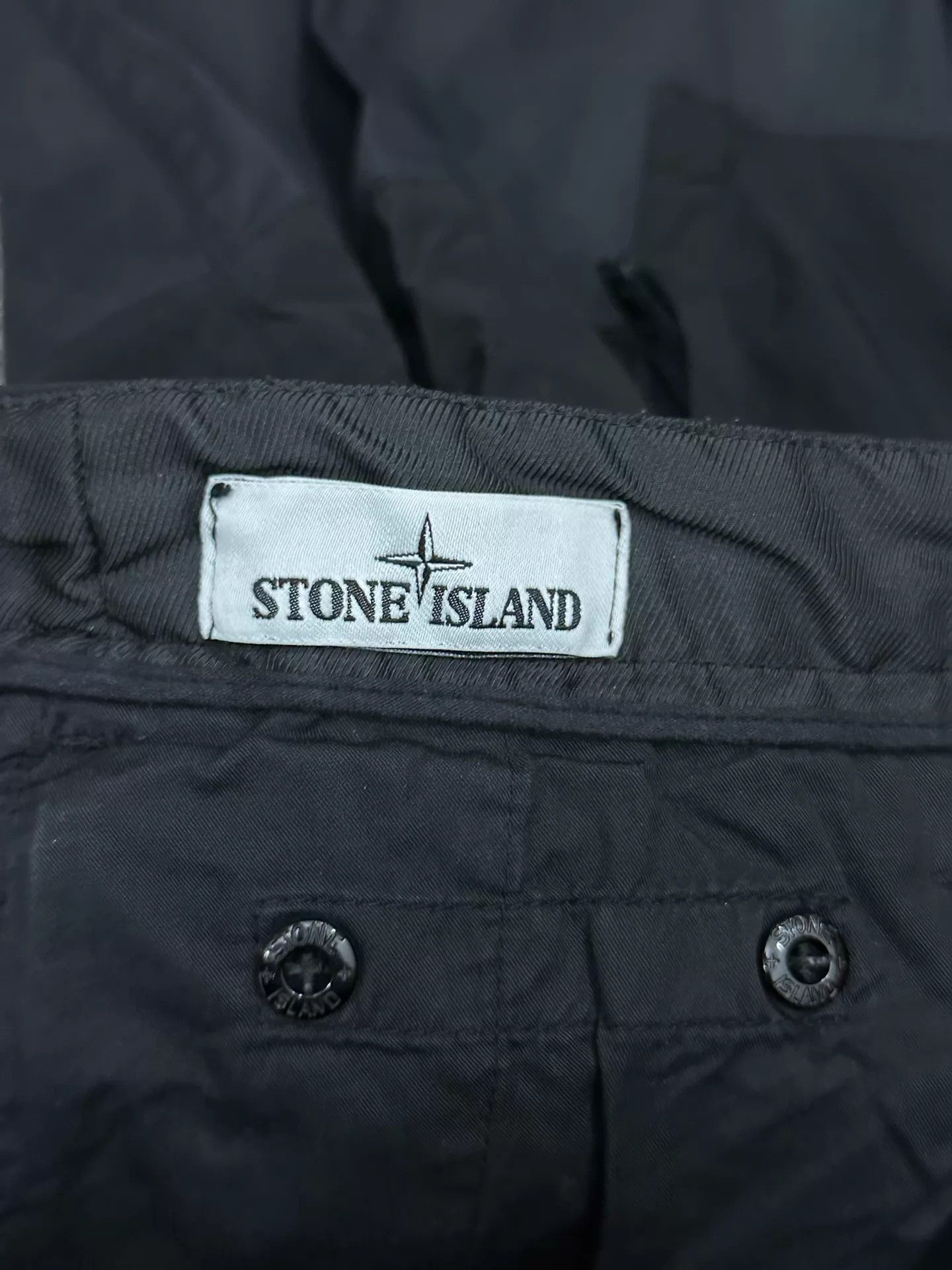 Stone Island Stone Island Nylon Panel MultiPocket WideLeg Black XL Pant Size US 33 - 6 Thumbnail