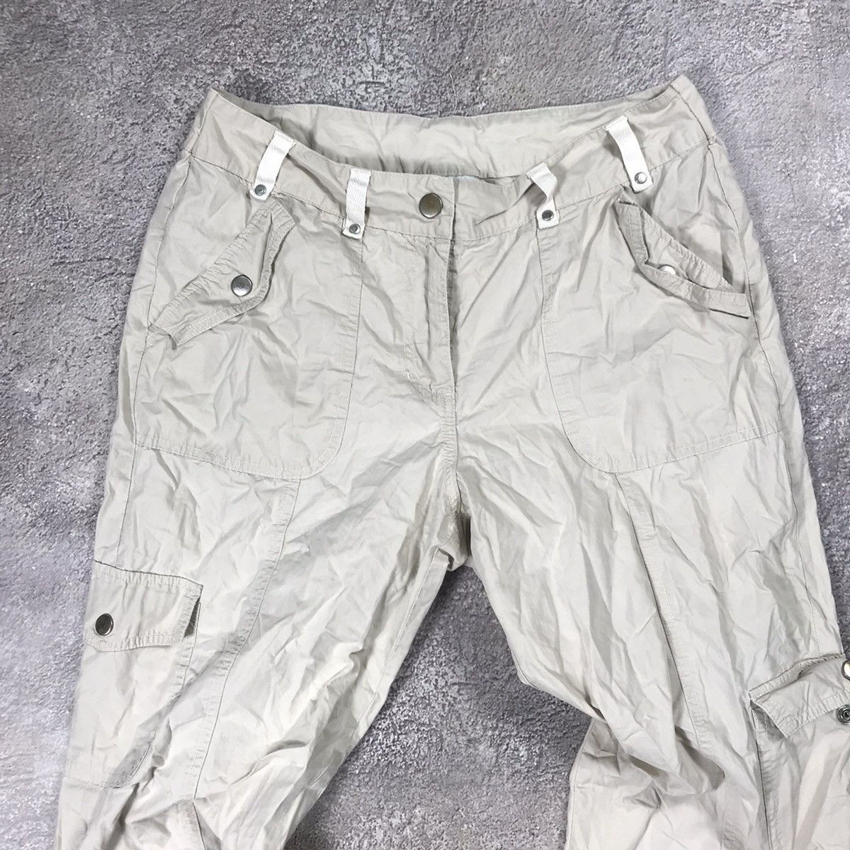 Vintage Vintage 90s Baggy Cargo Pants Distressed Parachute Grunge 30 Size 30" / US 8 / IT 44 - 5 Thumbnail