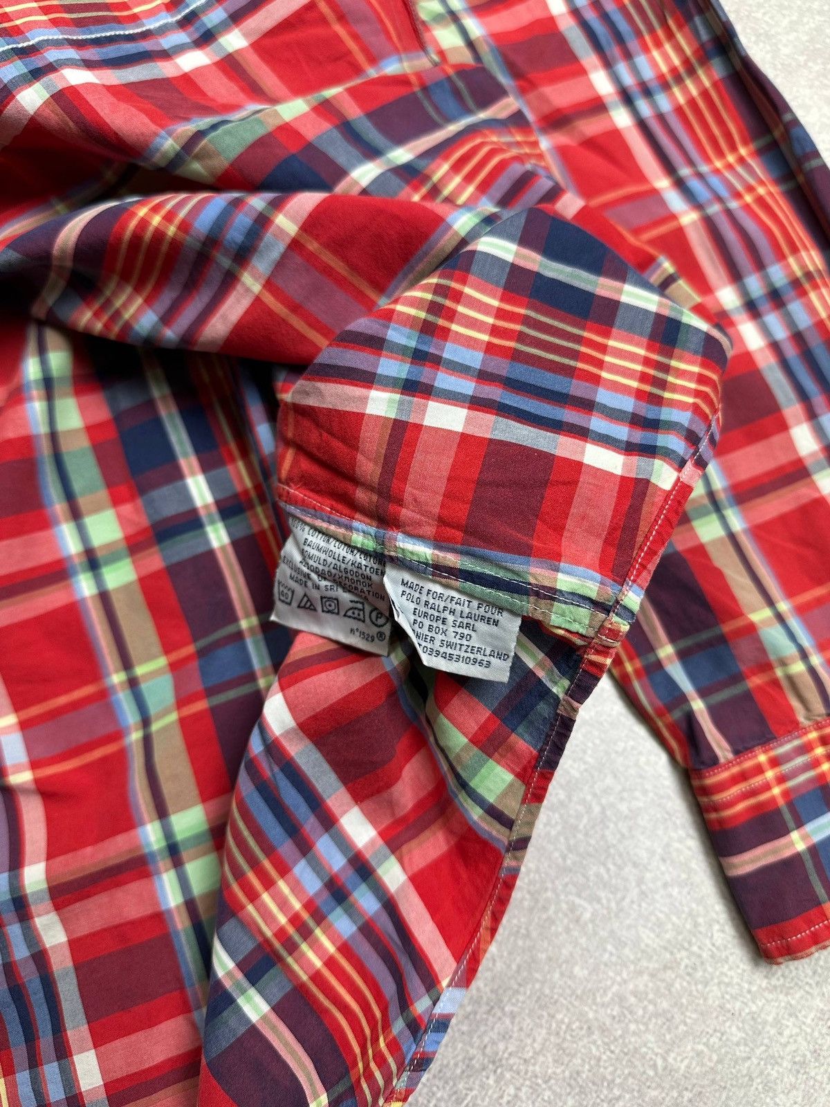 Polo Ralph Lauren Vintage Polo Ralph Lauren Red Checkered Shirt Rare XL Size US XL / EU 56 / 4 - 6 Thumbnail