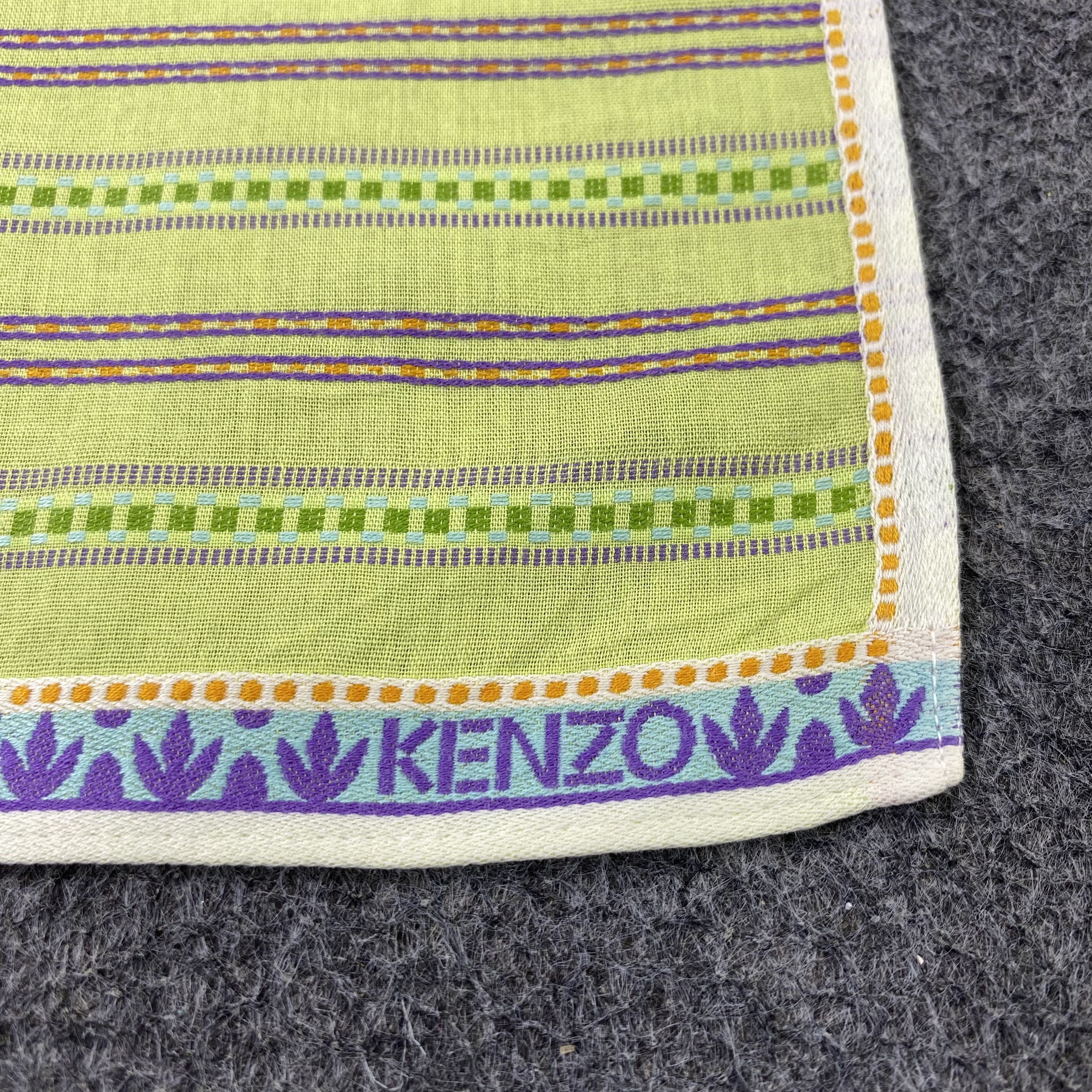 Kenzo Kenzo Handkerchief Neckerchief Bandana-B1803 Size ONE SIZE - 7 Thumbnail