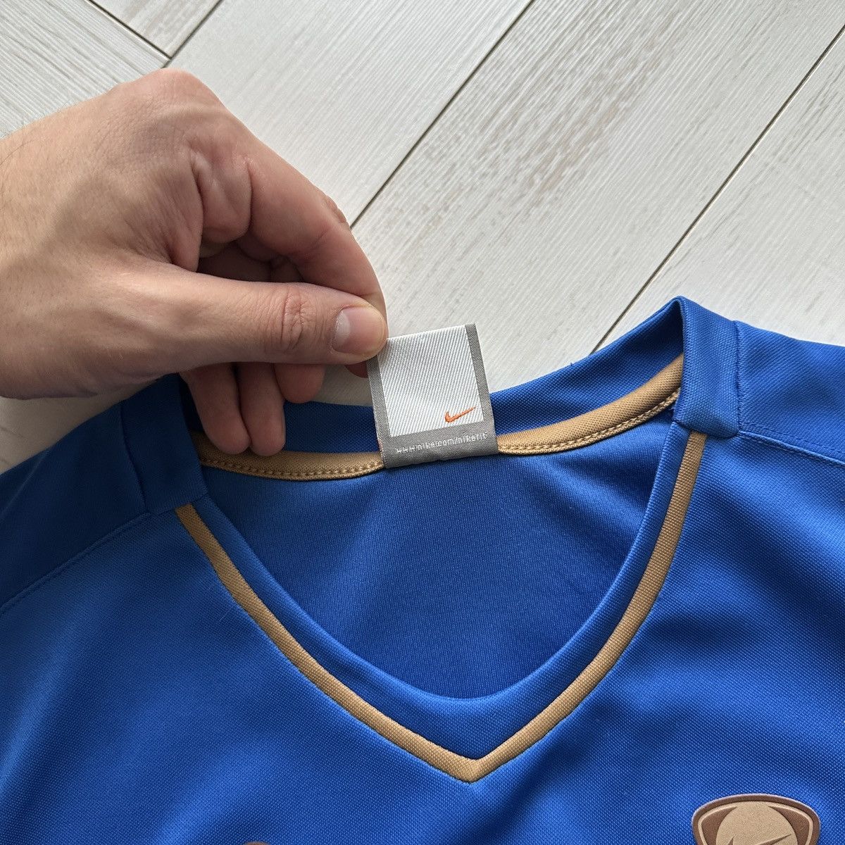 Nike Vintage 00s Nike x Ronaldinho 10 football training jersey Size US S / EU 44-46 / 1 - 8 Thumbnail