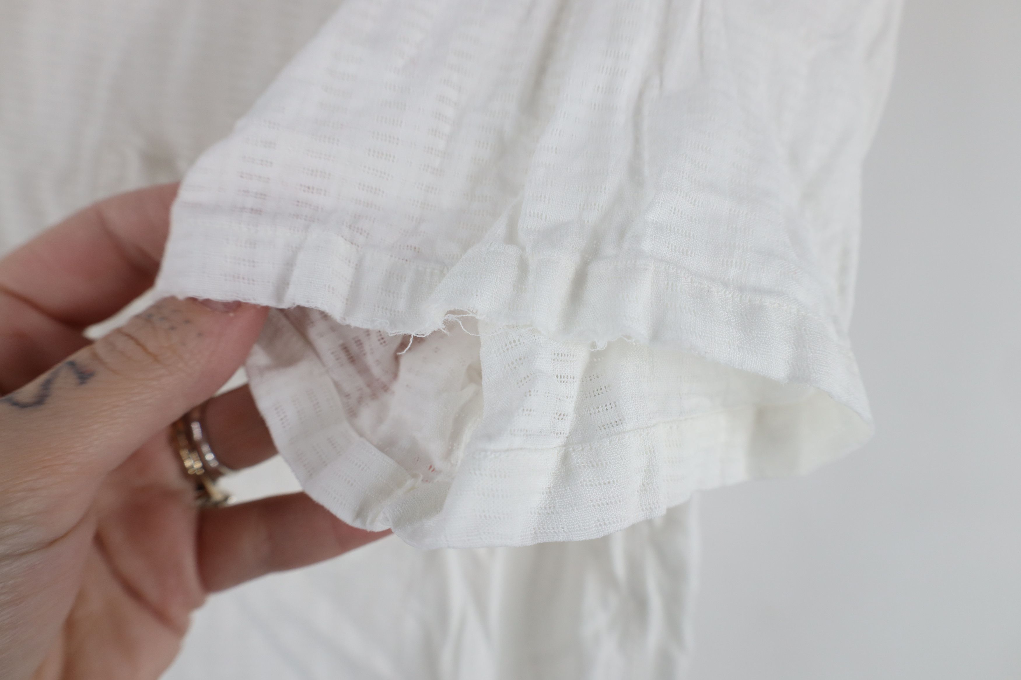 Vintage Vintage 60s Rockabilly Collar Button Shirt White Japan Size US M / EU 48-50 / 2 - 10 Thumbnail