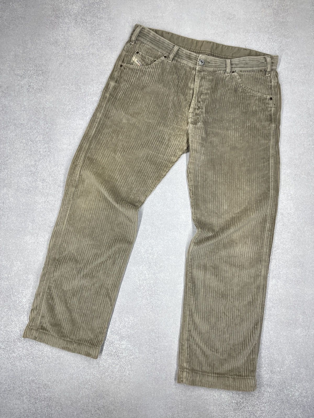 Diesel Vintage Diesel Corduroy Pants Beige Y2K Size US 34 / EU 50 - 5 Thumbnail