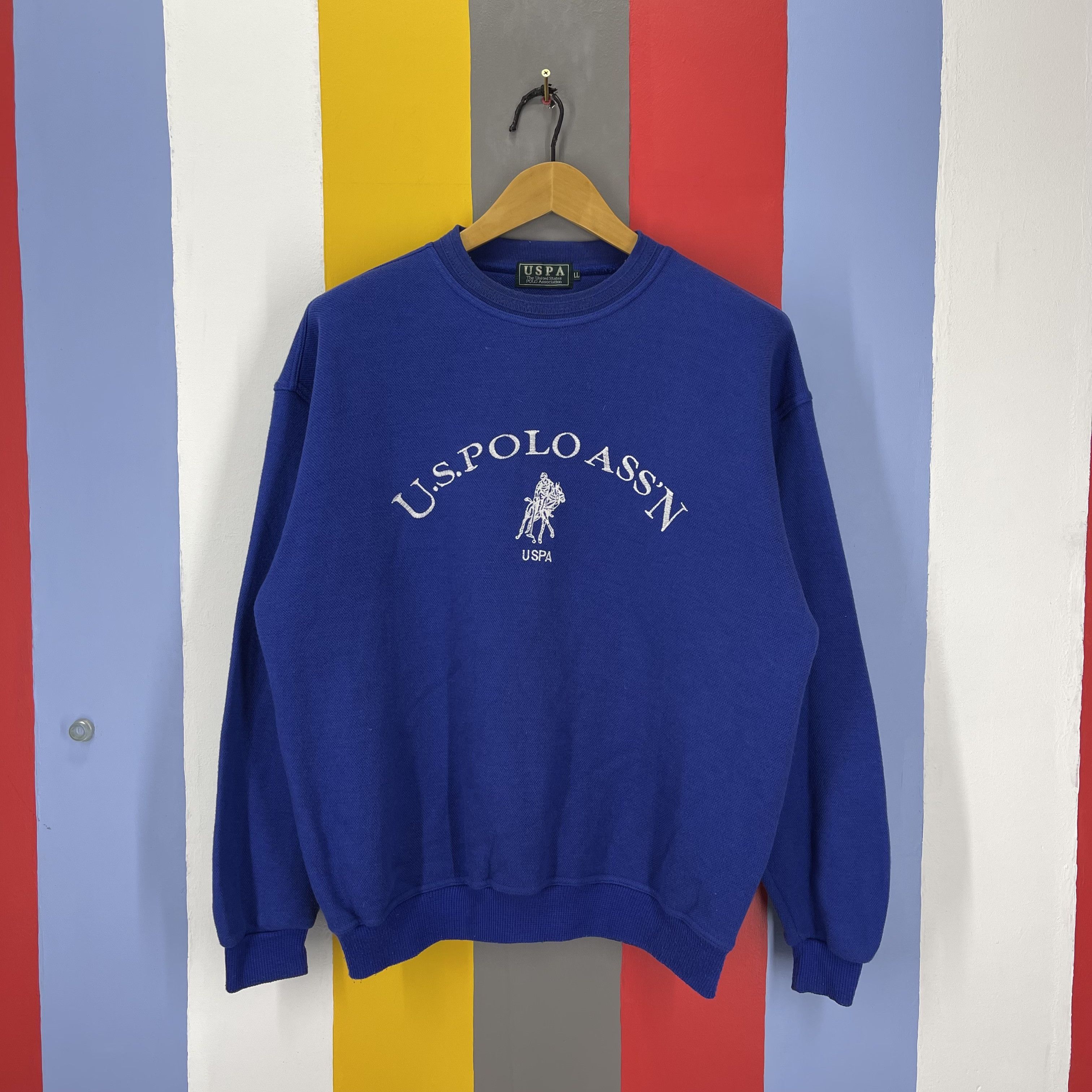 U.S. Polo Assn. Vintage USPA Made In Japan Crew Neck Sweatshirt #1365/AV Size US L / EU 52-54 / 3 - 1 Thumbnail