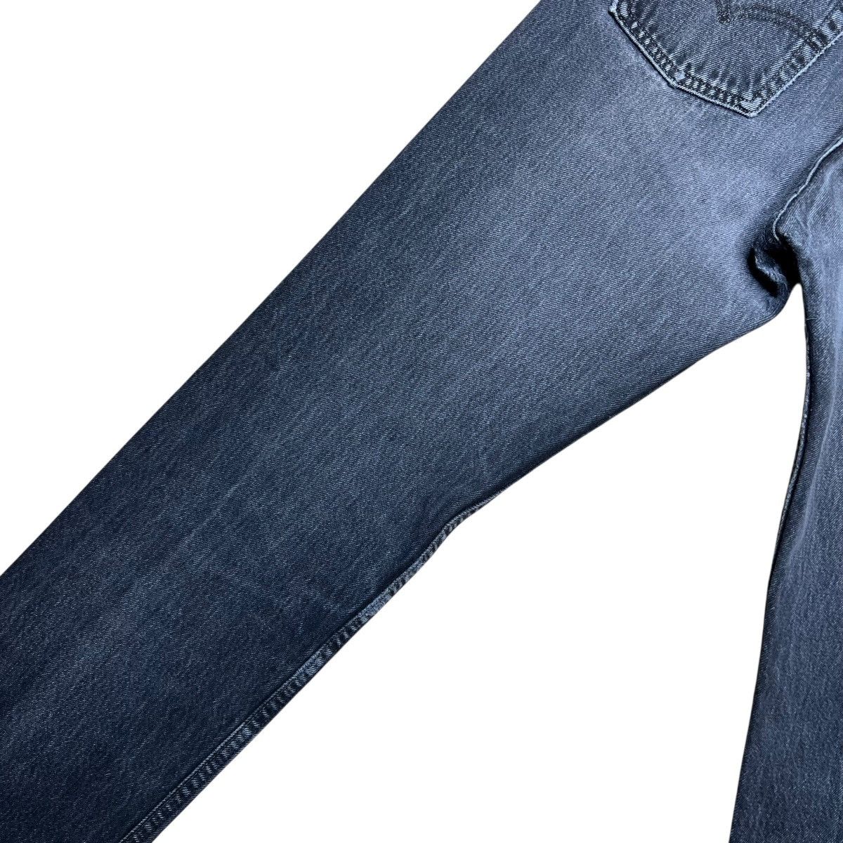Levi's 1990s Levi’s 501 Button Fly Made In USA Black Denim Jeans Size US 26 / EU 42 - 18 Thumbnail
