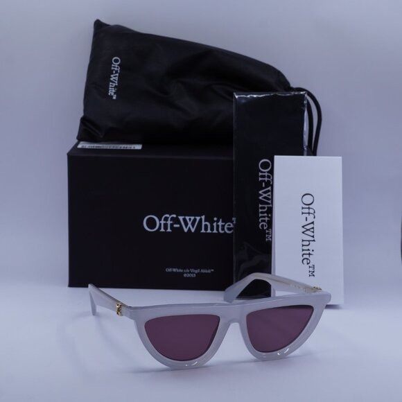 Off-White Off-White OERI13V JASPER 0928 Sunglasses Grey Geometric Size ONE SIZE - 1 Thumbnail