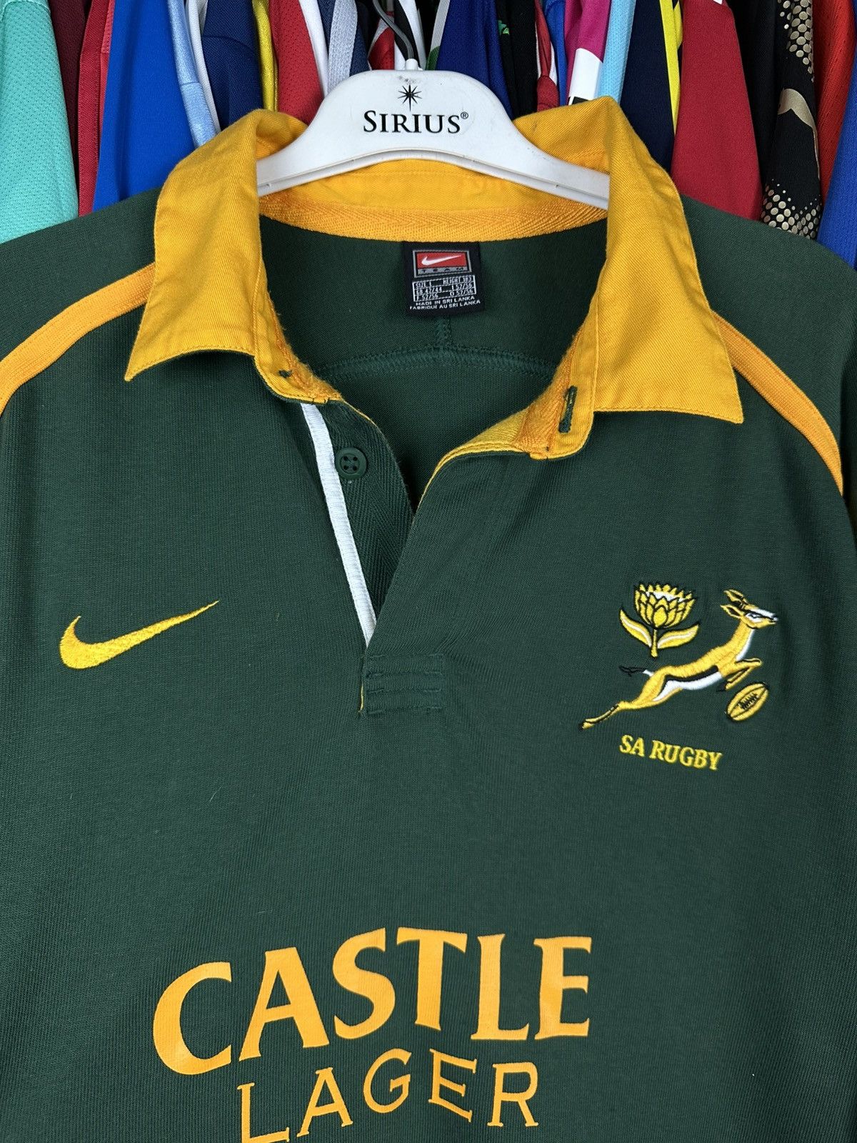Nike Vintage 90's Nike South Africa Rugby Union L/S Jersey Shirt Size US M / EU 48-50 / 2 - 4 Thumbnail