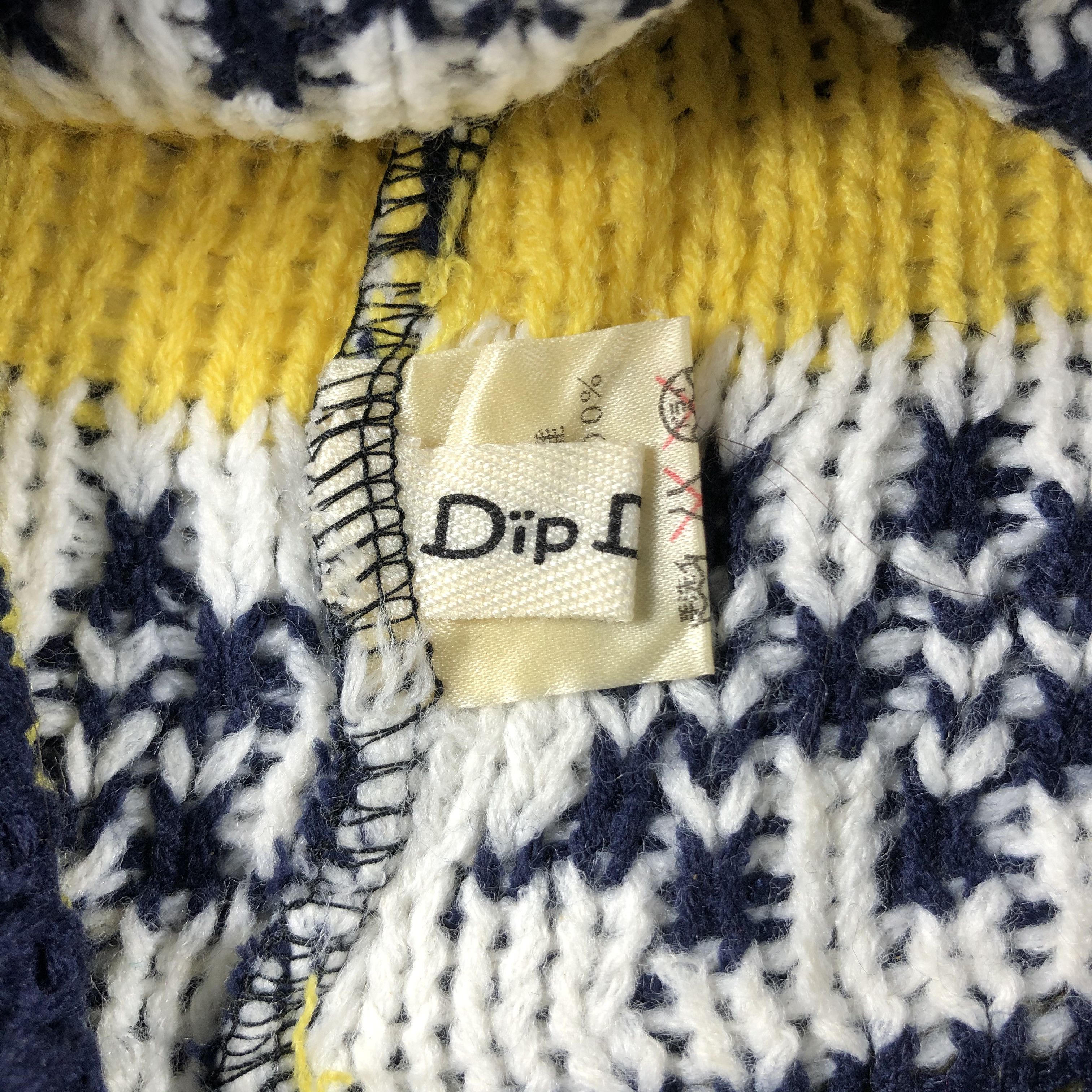 Vintage Dip Drops Stripe Beanie Snow Hat Snow Cap -D1198 Size ONE SIZE - 5 Thumbnail