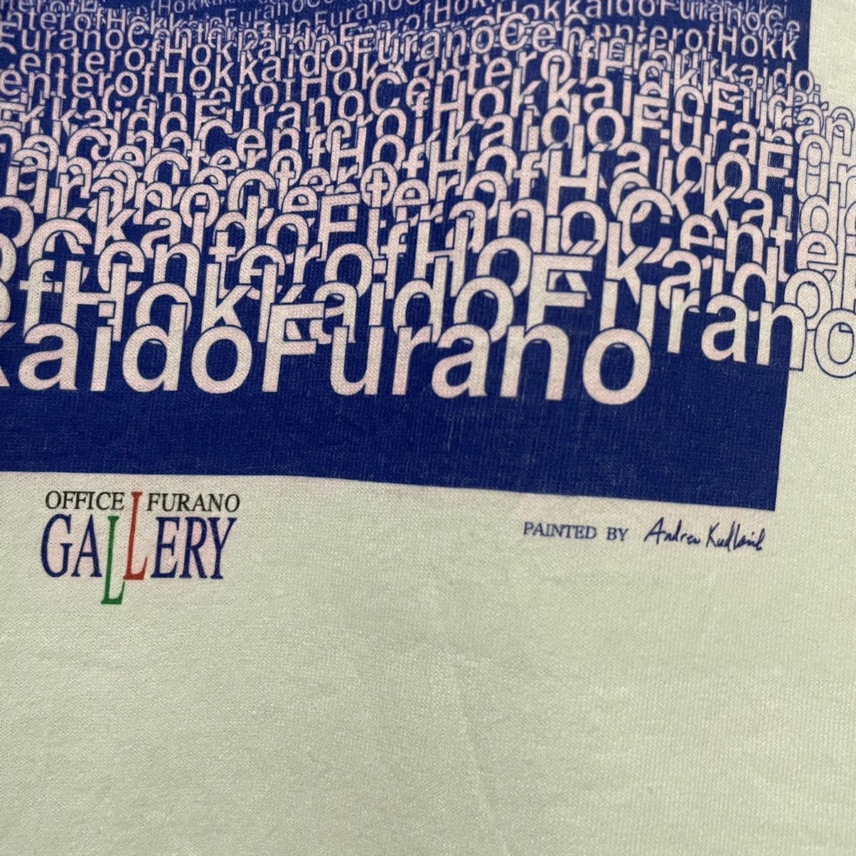 Vintage Vintage 1990s Office Furano Gallery Art Promo T Shirt Size US M / EU 48-50 / 2 - 3 Thumbnail