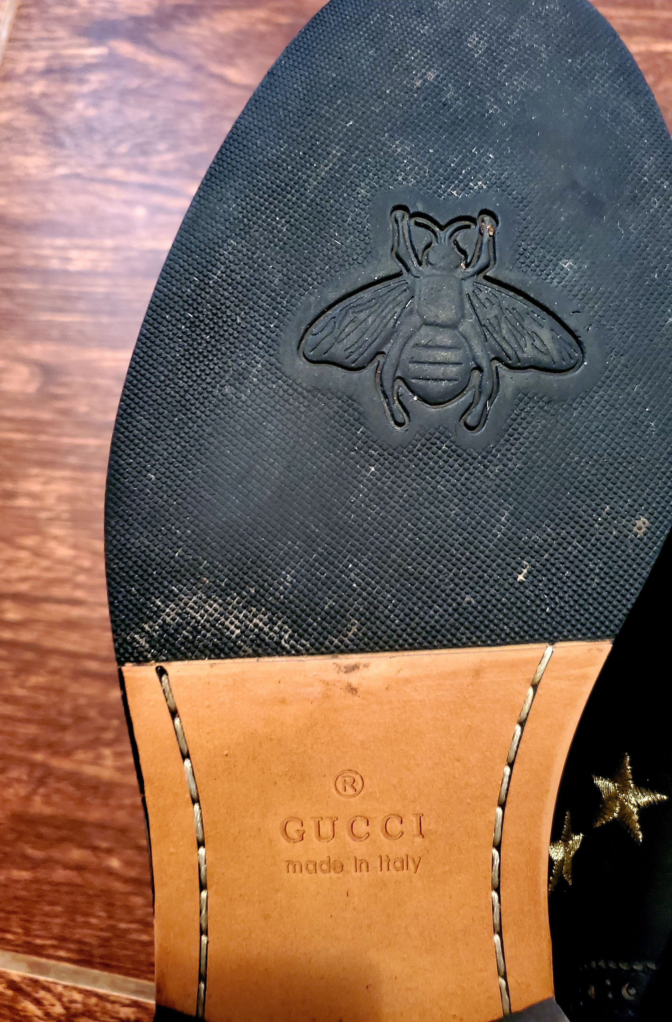 Gucci GUCCI Leather Embroidered Brogue Shoes perfect condition Size US 6.5 / EU 39-40 - 9 Thumbnail