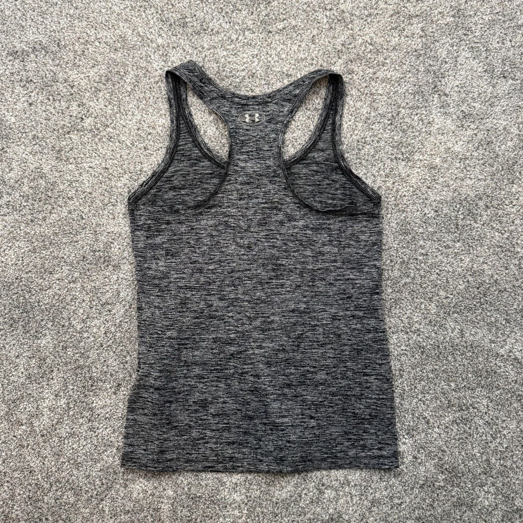 Under Armour Under Armour Shirt Womens XS Racerback Tank Athletic Stretch Gray 1275487 Size XS / US 0-2 / IT 36-38 - 8 Thumbnail