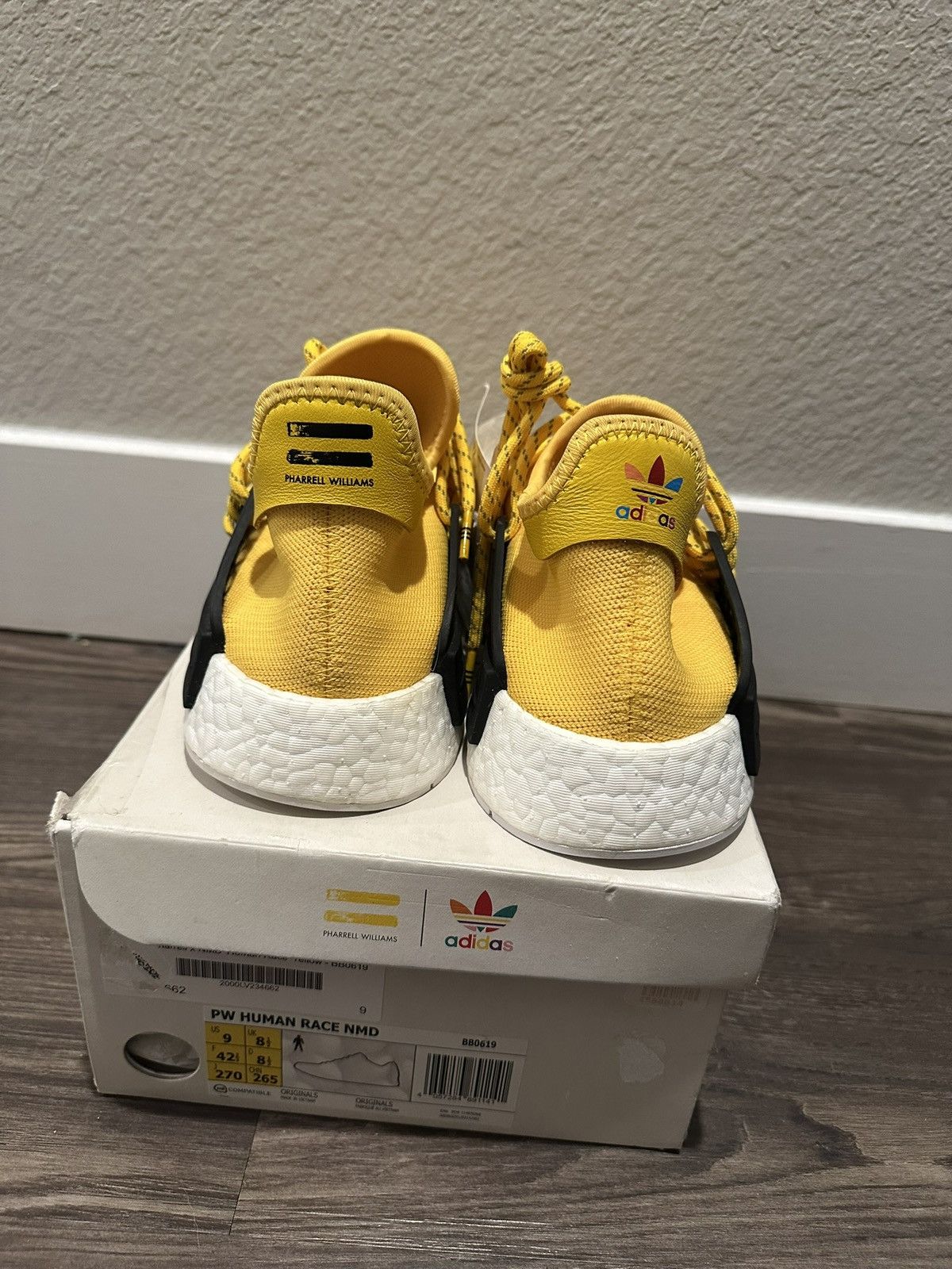 Adidas × Human Made Adidas NMD HU x Pharrell ‘Human Race Yellow’ Size US 9 / EU 42 - 11 Thumbnail