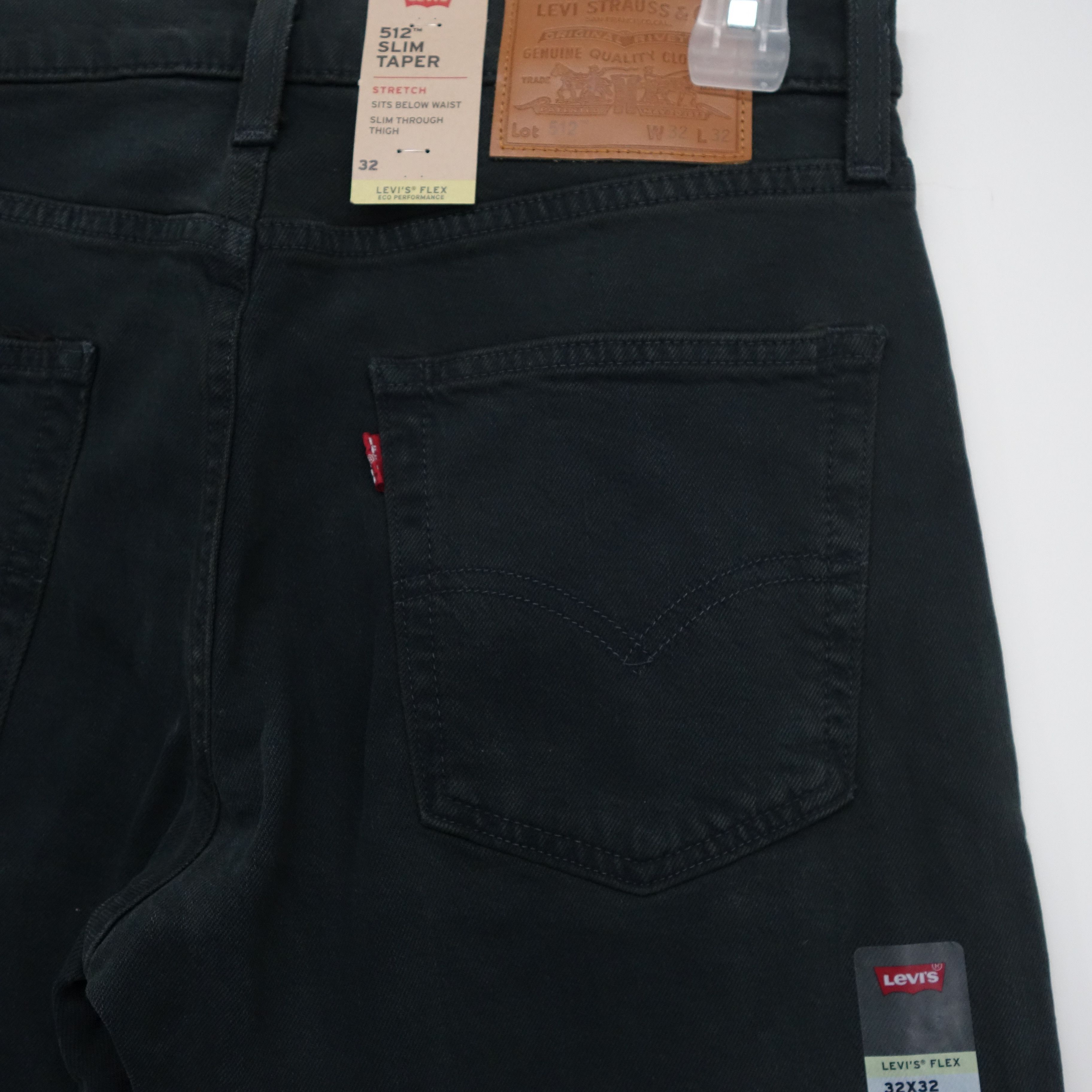 Levi's Lot 512 Slim Taper Ripped Skate Raw Hem Denim Jeans 32 x 32 Size US 32 / EU 48 - 4 Thumbnail