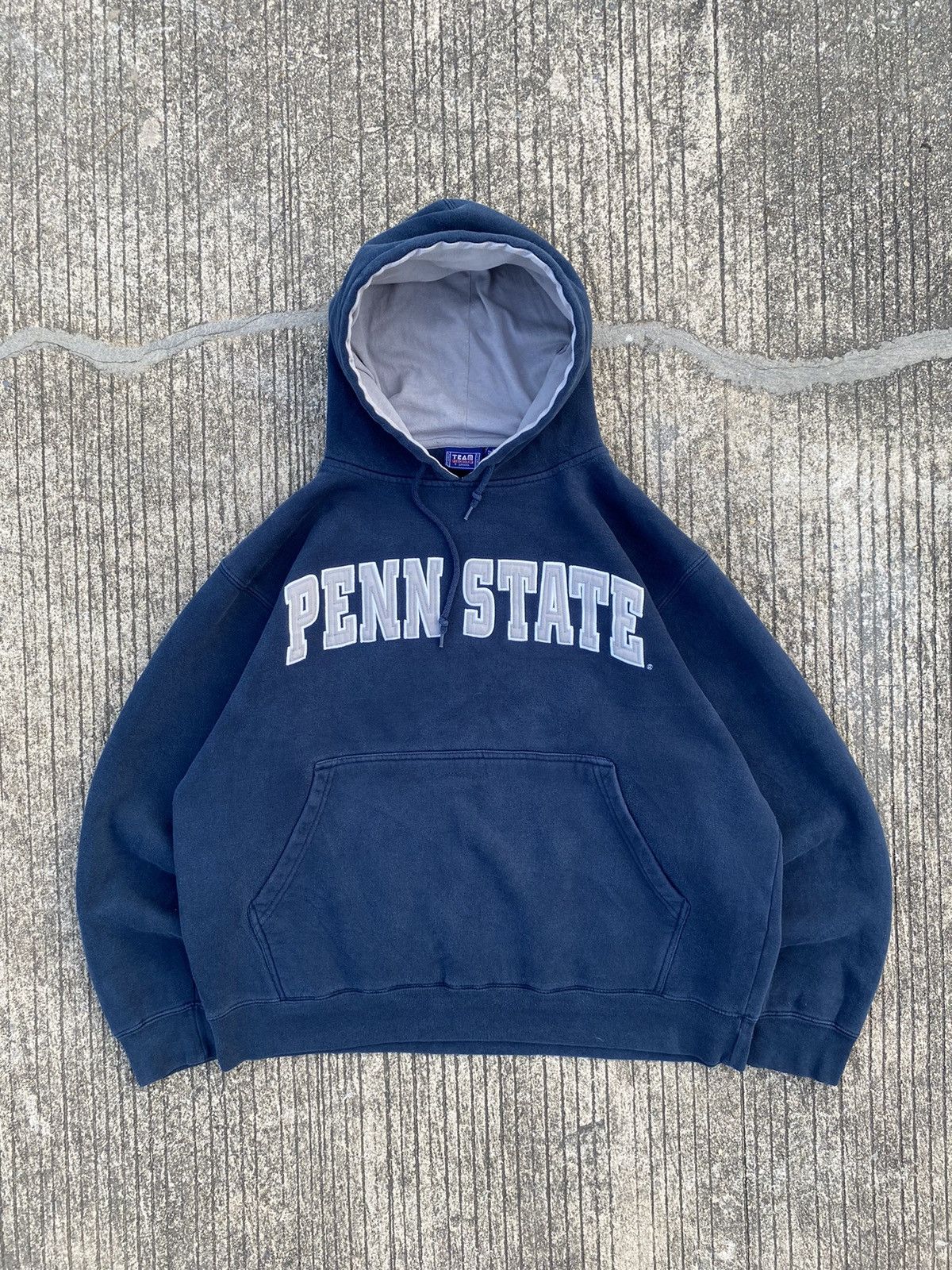 Russell Athletic VTG Boxy Faded PENN STATE Hoodie Size US L / EU 52-54 / 3 - 1 Thumbnail