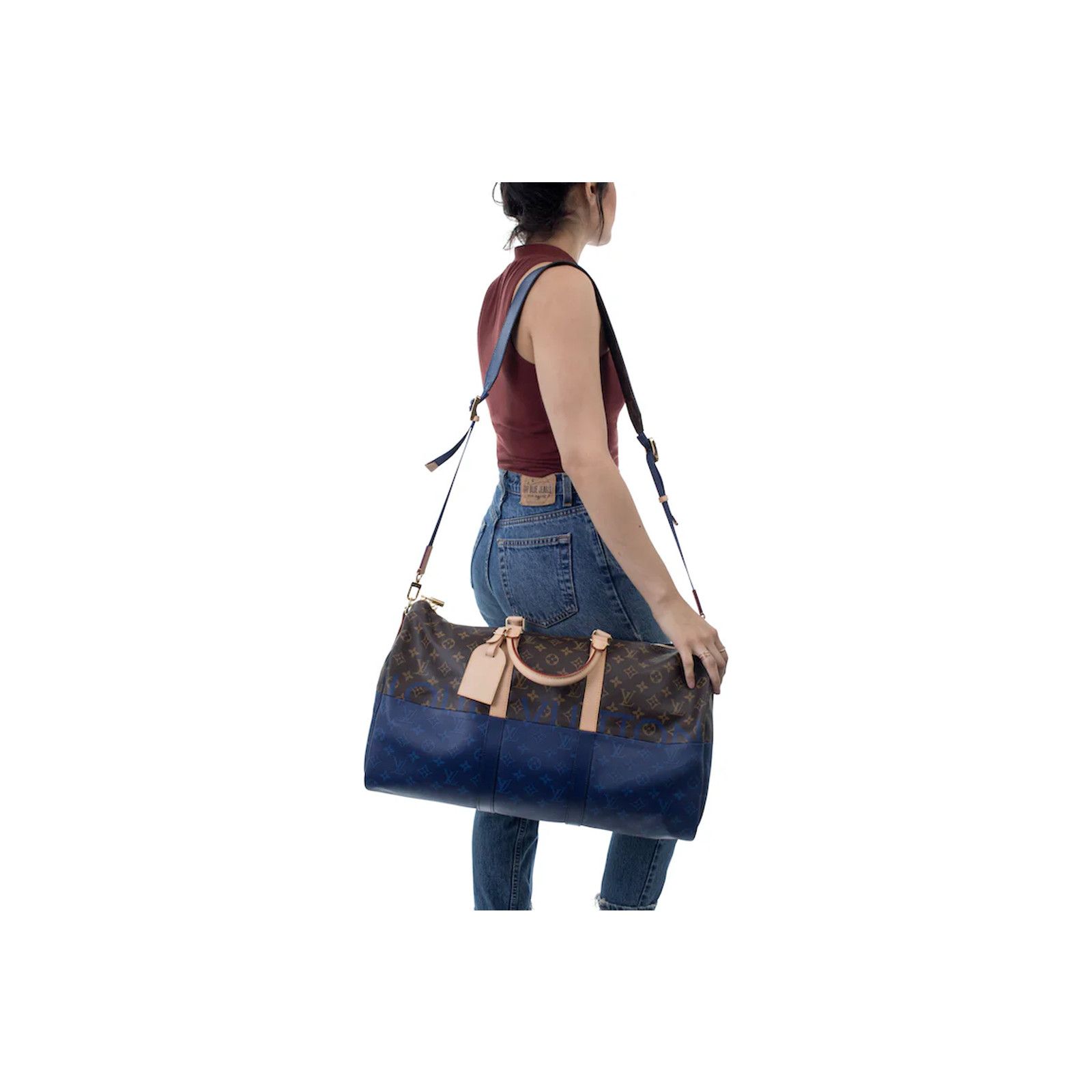 Louis Vuitton Louis Vuitton Keepall Bandouliere 50 Weekend Travel Bag Size ONE SIZE - 3 Thumbnail