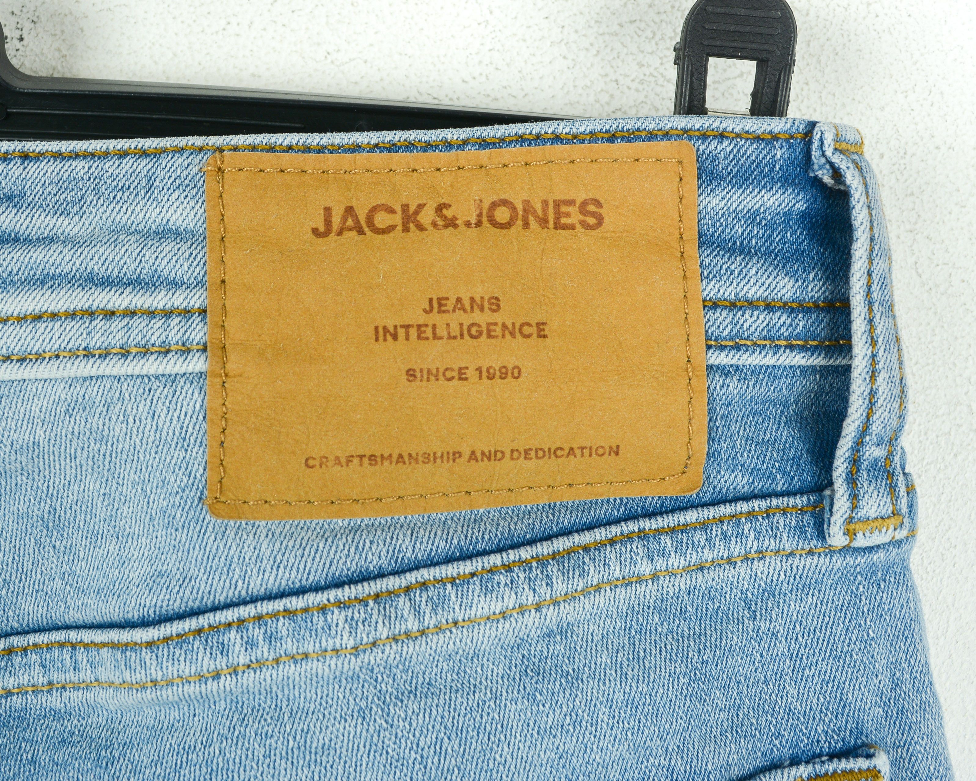 Jack & Jones Liam W29 L32 Skinny Fit Jeans Denim Pants Trousers Blue Size US 29 - 5 Thumbnail