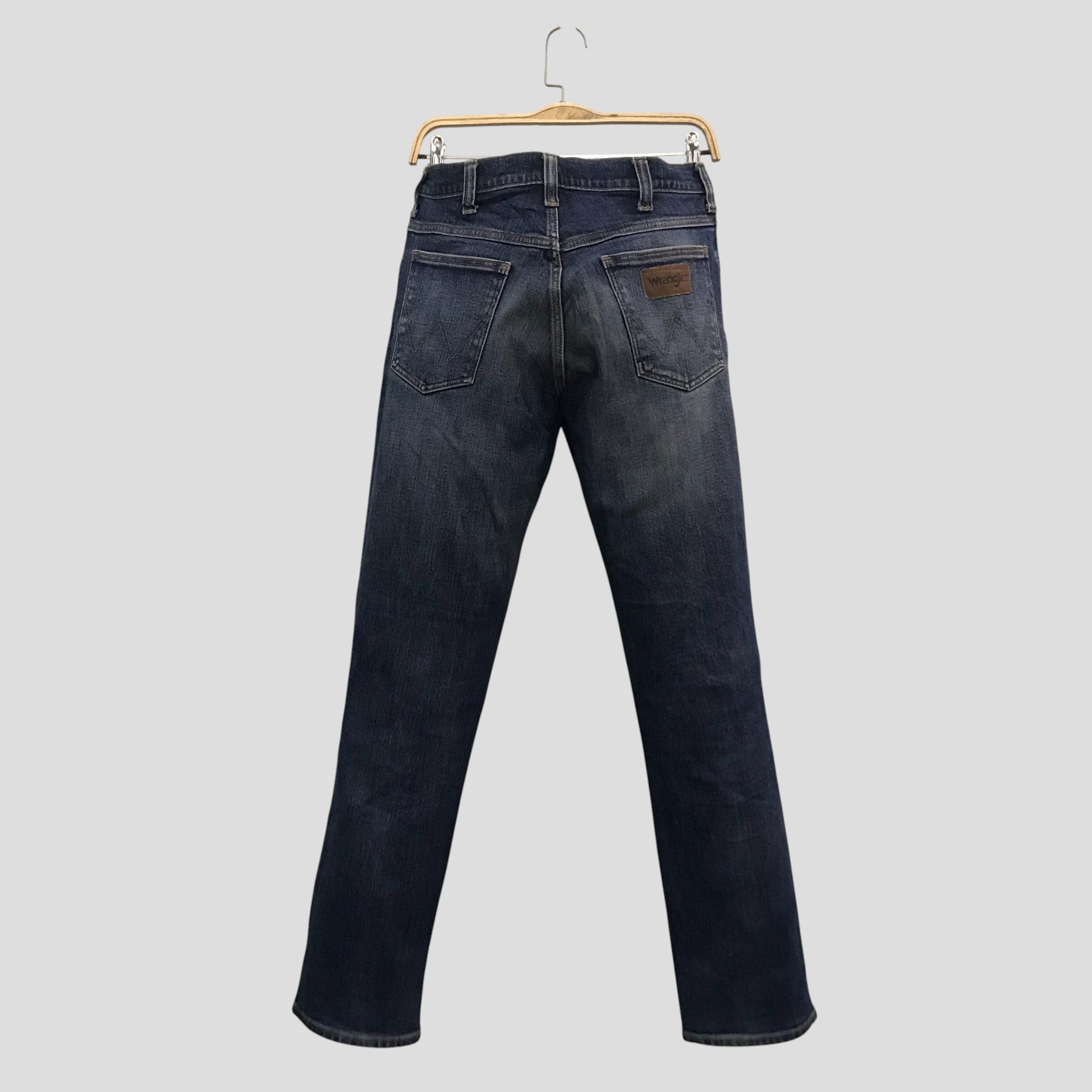 Wrangler Vintage Retro Wrangler Distressed Faded Blue Jeans Size US 30 / EU 46 - 2 Thumbnail