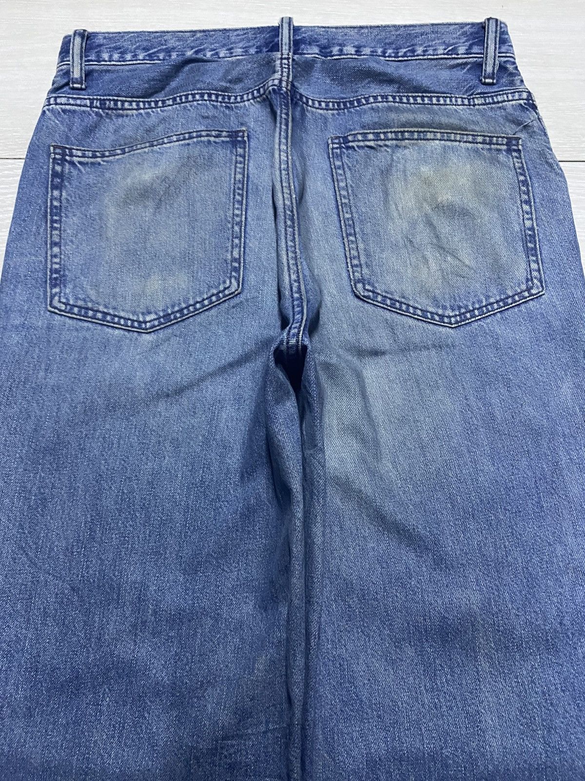 Uniqlo Vintage Japanese Brand Uniqlo Light Wash Tappered Leg Jeans Size US 36 / EU 52 - 4 Thumbnail