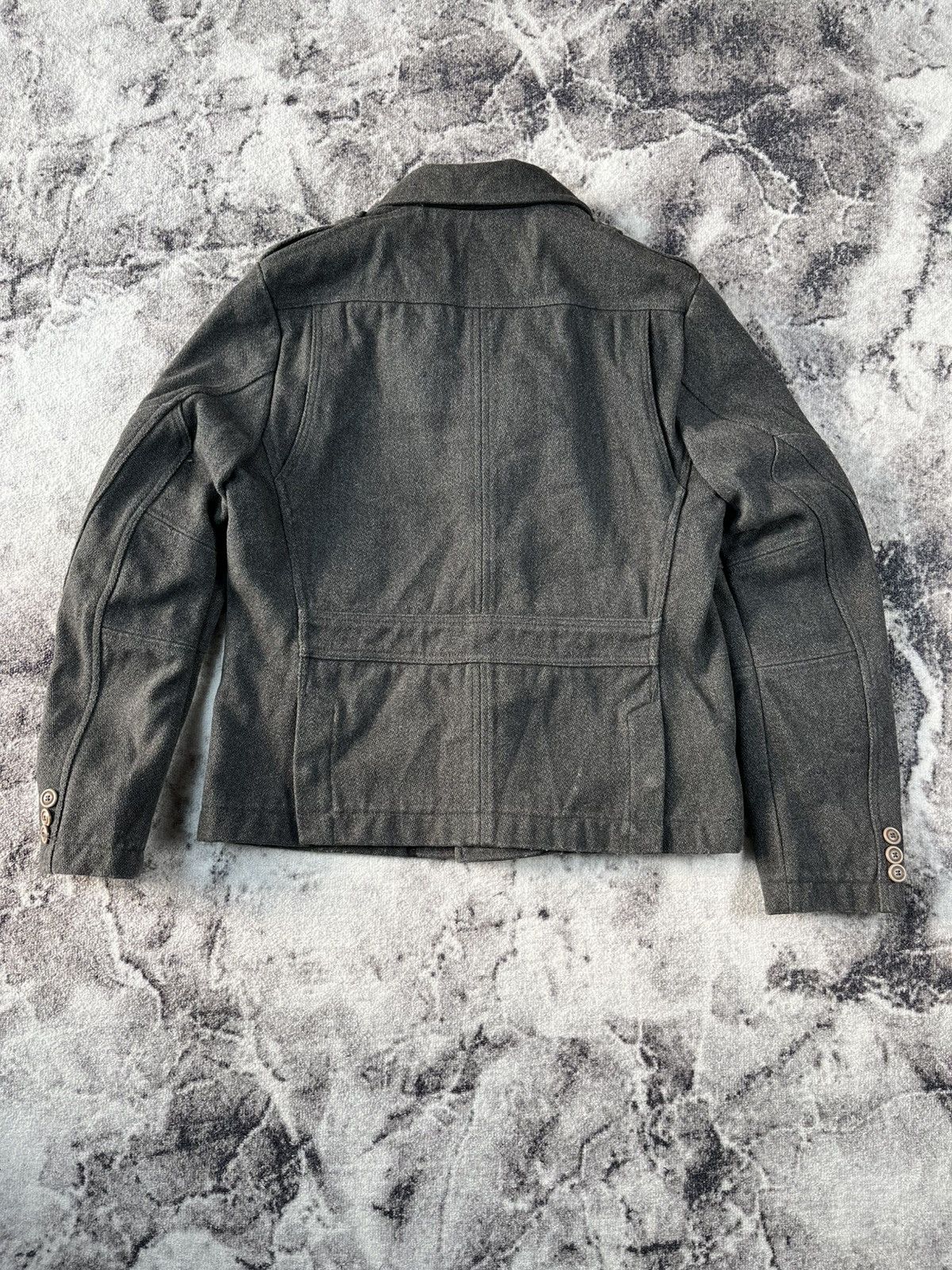 Diesel Diesel Wool Zip Jacket Minimal Distressed Fit M Size US M / EU 48-50 / 2 - 13 Thumbnail