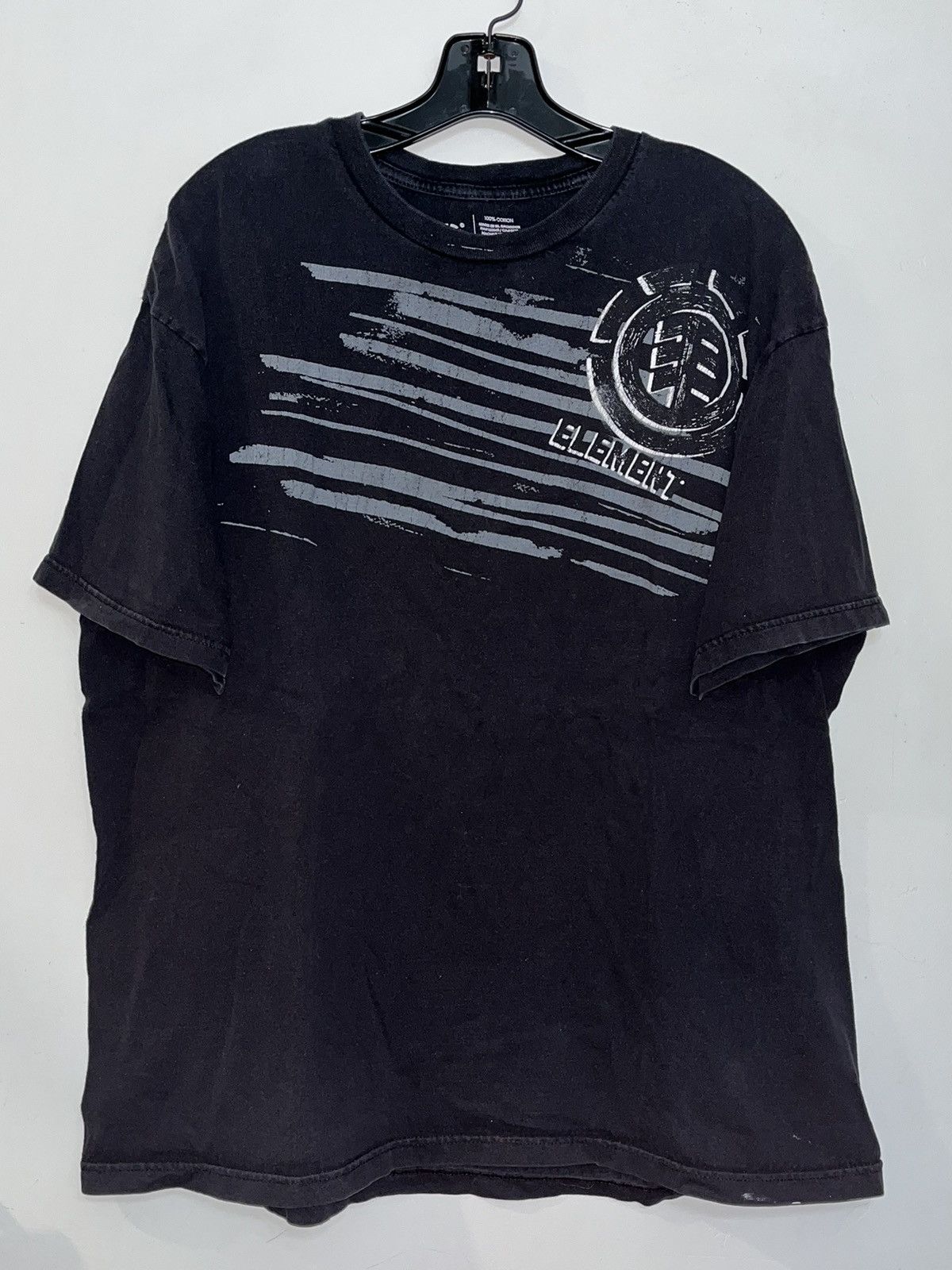 Unsound Rags × Vintage Crazy Y2K Faded Thrashed Baggy Skater Grunge Emo Element Tee Size US XL / EU 56 / 4 - 1 Thumbnail