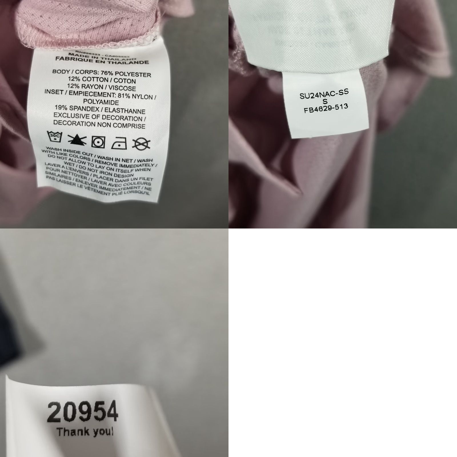 Jordan Brand NWT Nike Jordan Sport Women's Diamond Tank Top Pink FB4629-513 Small Size S / US 4 / IT 40 - 8 Thumbnail