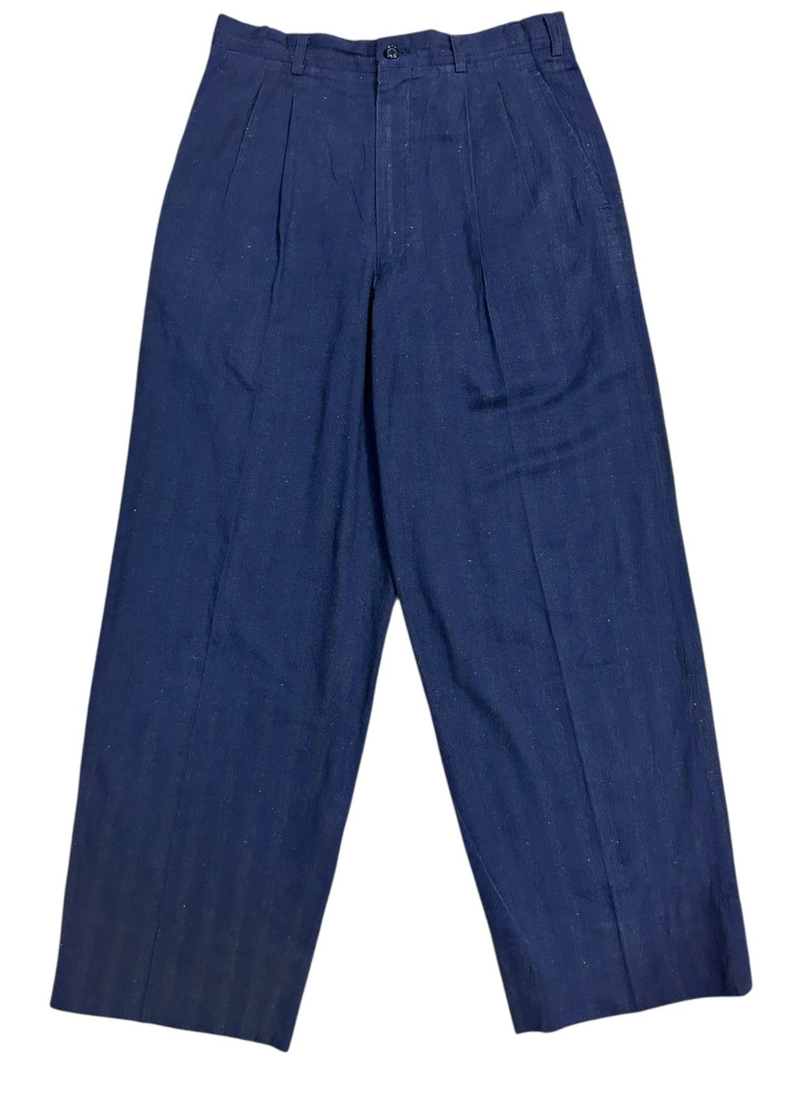 Comme des Garcons Homme 🇯🇵 CDG HOMME Vintage Blue Stripes Pants Size US 29 - 1 Thumbnail