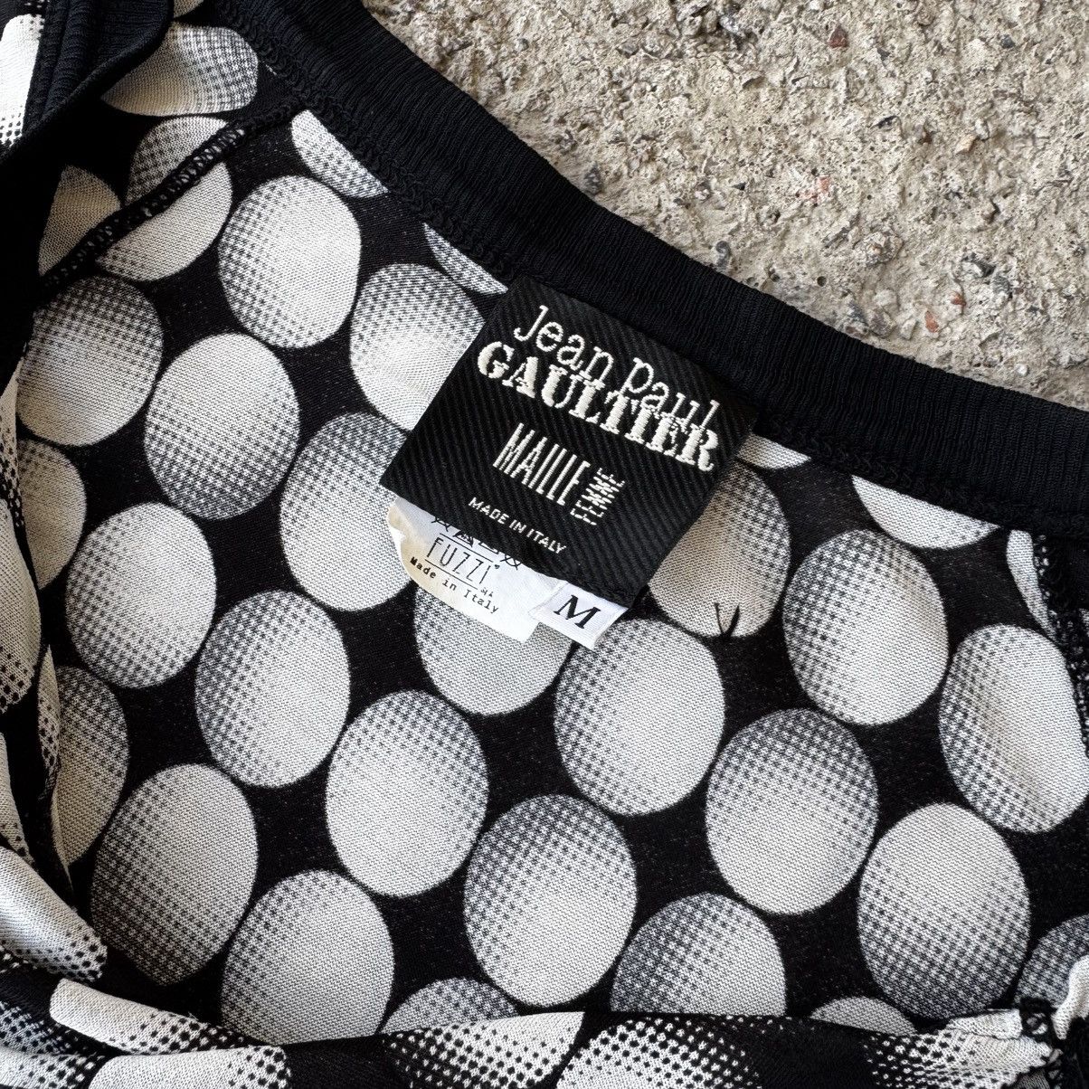 Jean Paul Gaultier Vintage Jean Paul Gaultier polka dot mesh top Size M / US 6-8 / IT 42-44 - 4 Thumbnail