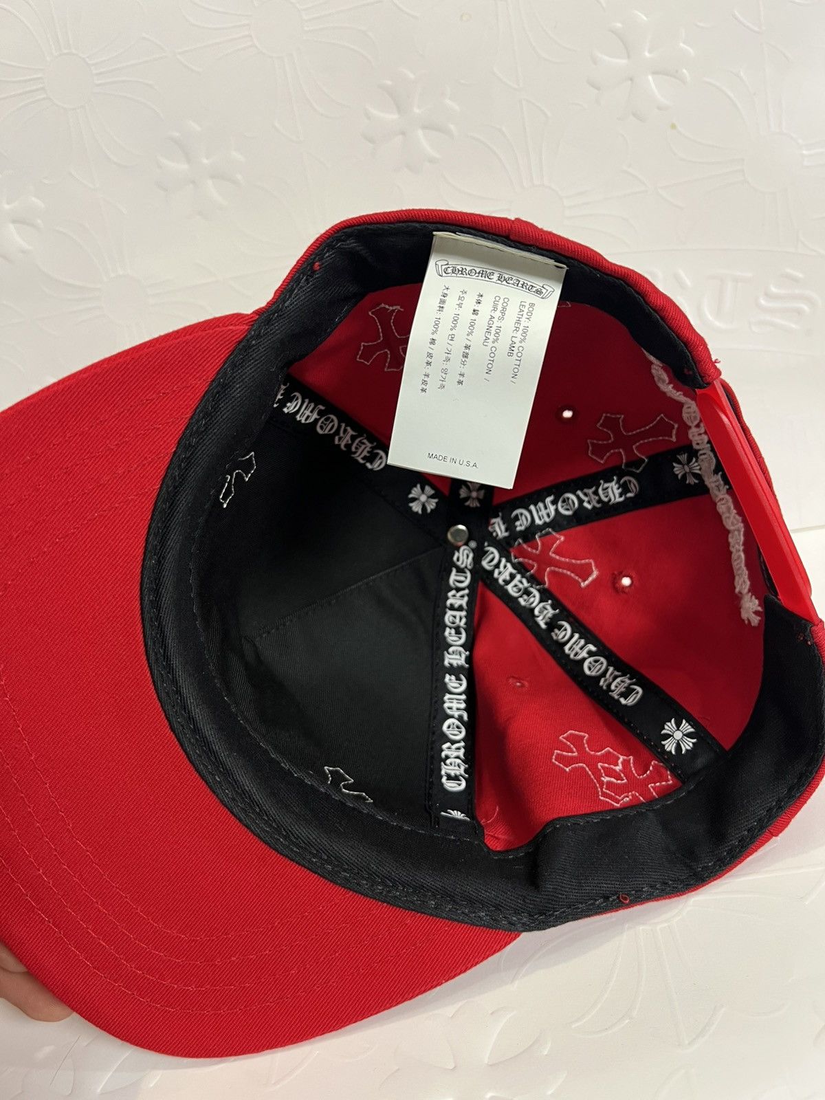 Chrome Hearts Chrome Hearts Cross Patch CH hat Size ONE SIZE - 6 Thumbnail