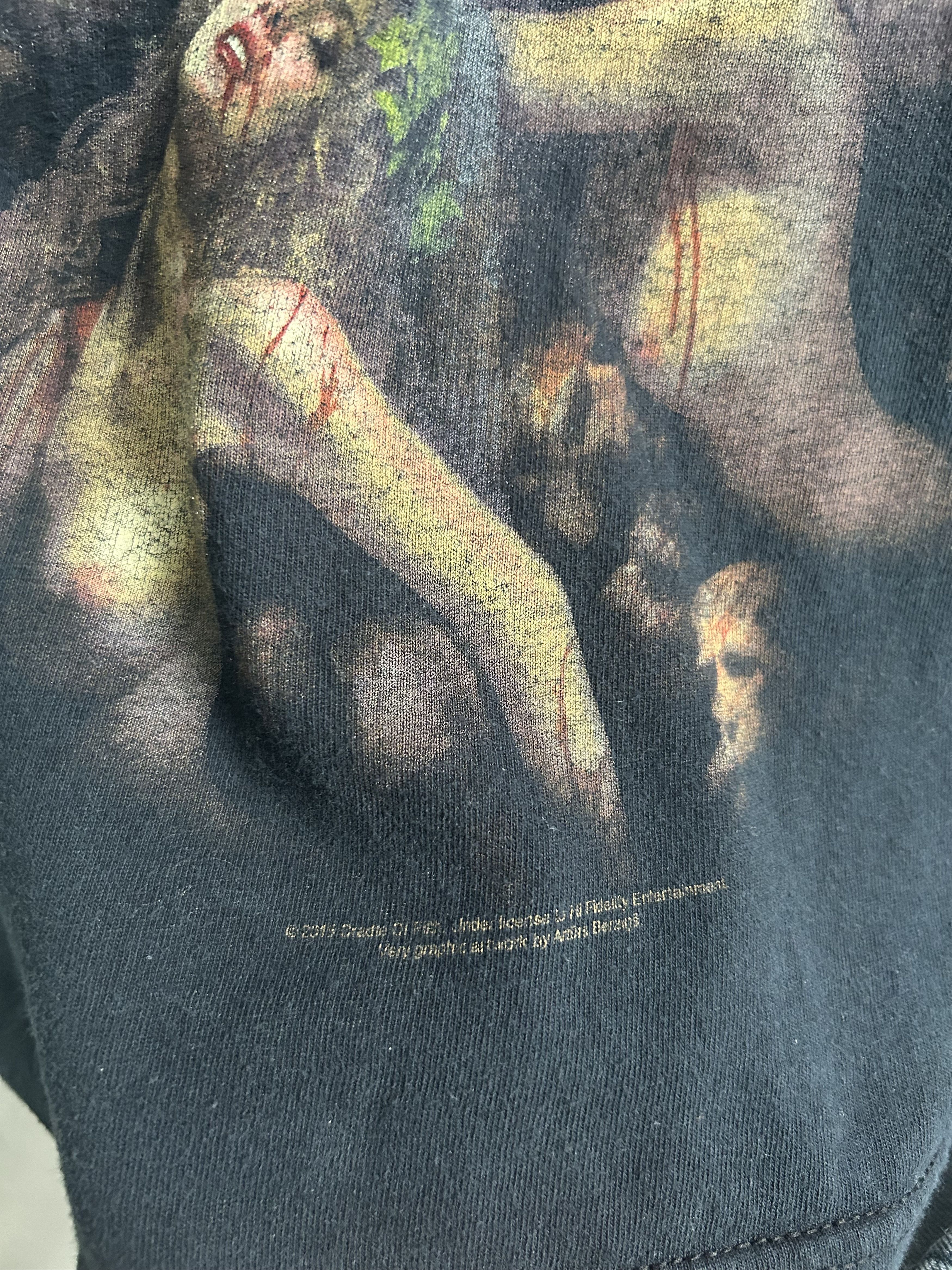 Band Tees Vintage 2015 Cradle of Filth Rock Band T-shirt Size US S / EU 44-46 / 1 - 10 Thumbnail