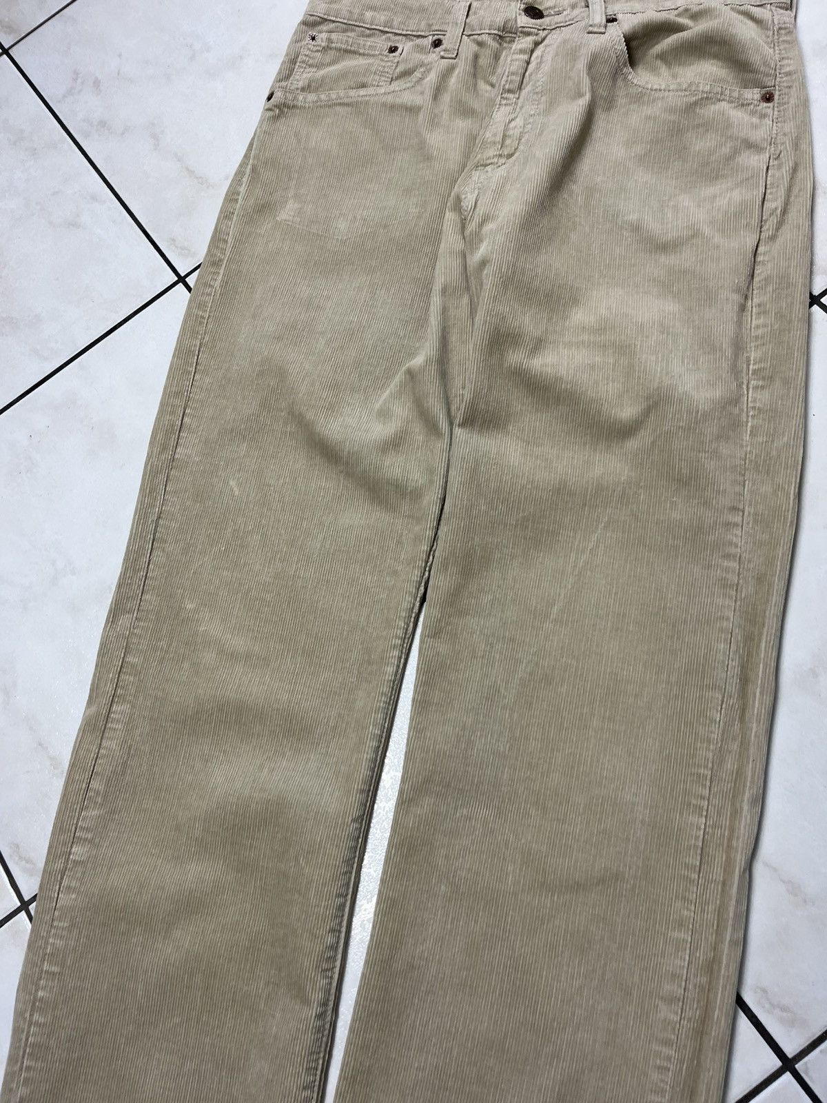 Levi's × Vintage Vintage Levi’s 751 corduroy velvet regular pants trousers Size US 32 / EU 48 - 4 Thumbnail